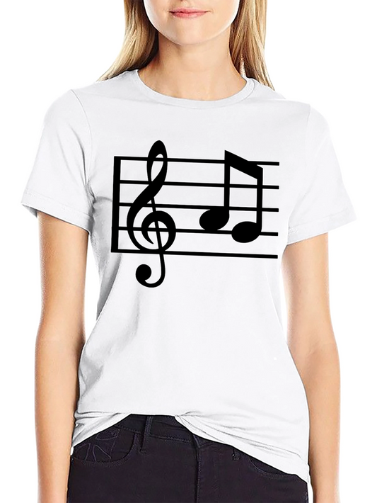 Camiseta Negra Musical para Hombre