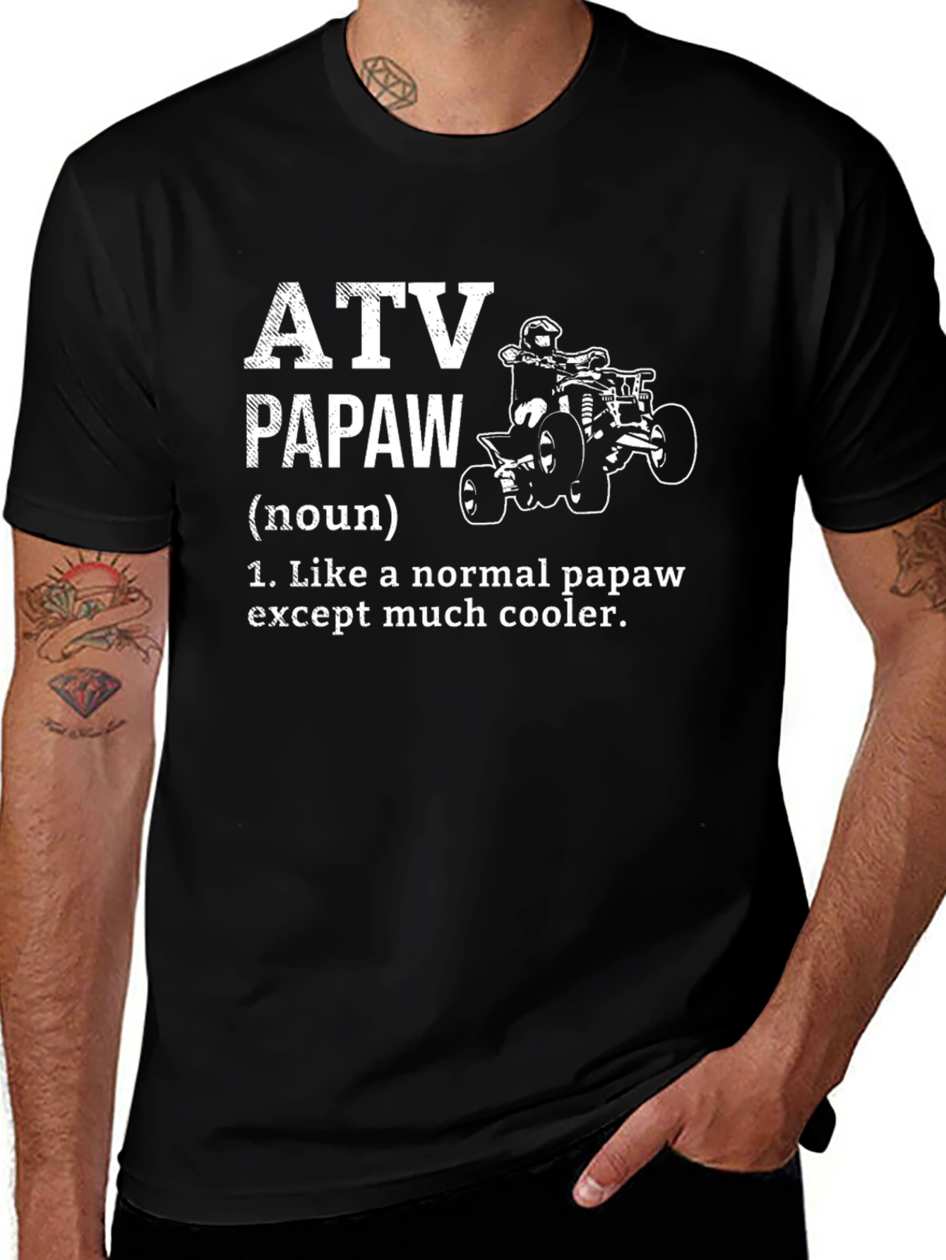 Camiseta ATV Papaw: ¡El Abuelo Más Genial!