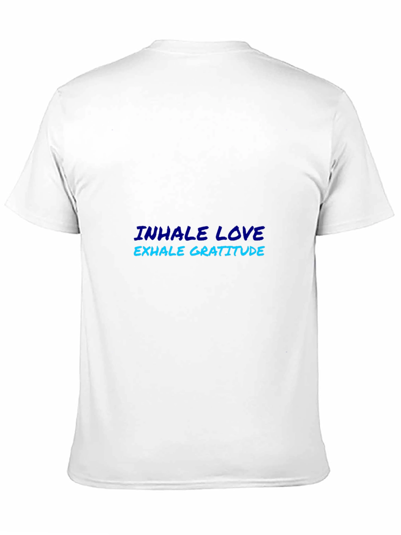 Camiseta Negra Inhala Amor Exhala Gratitud