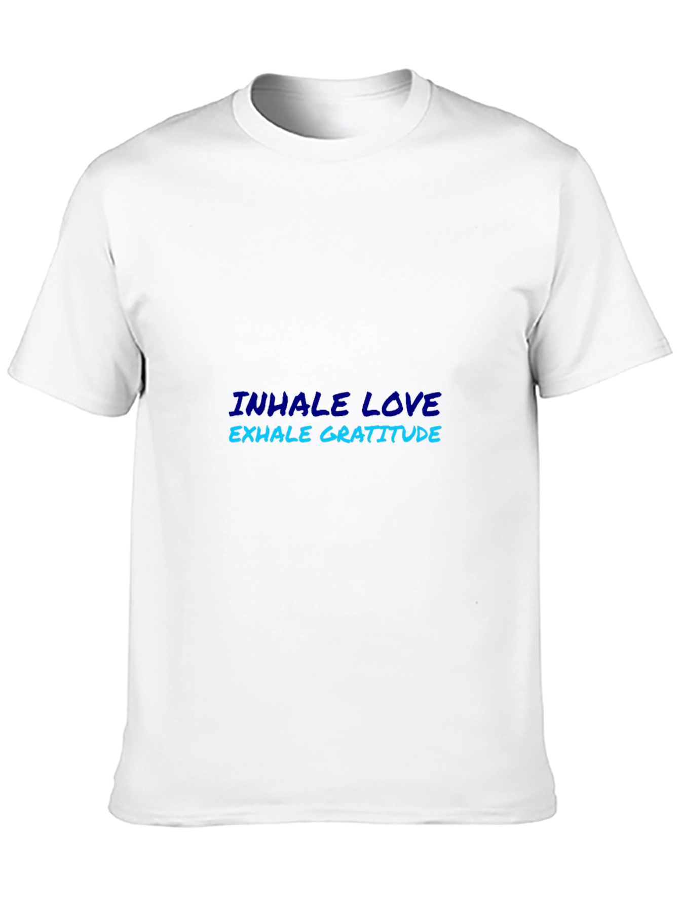 Camiseta Negra Inhala Amor Exhala Gratitud