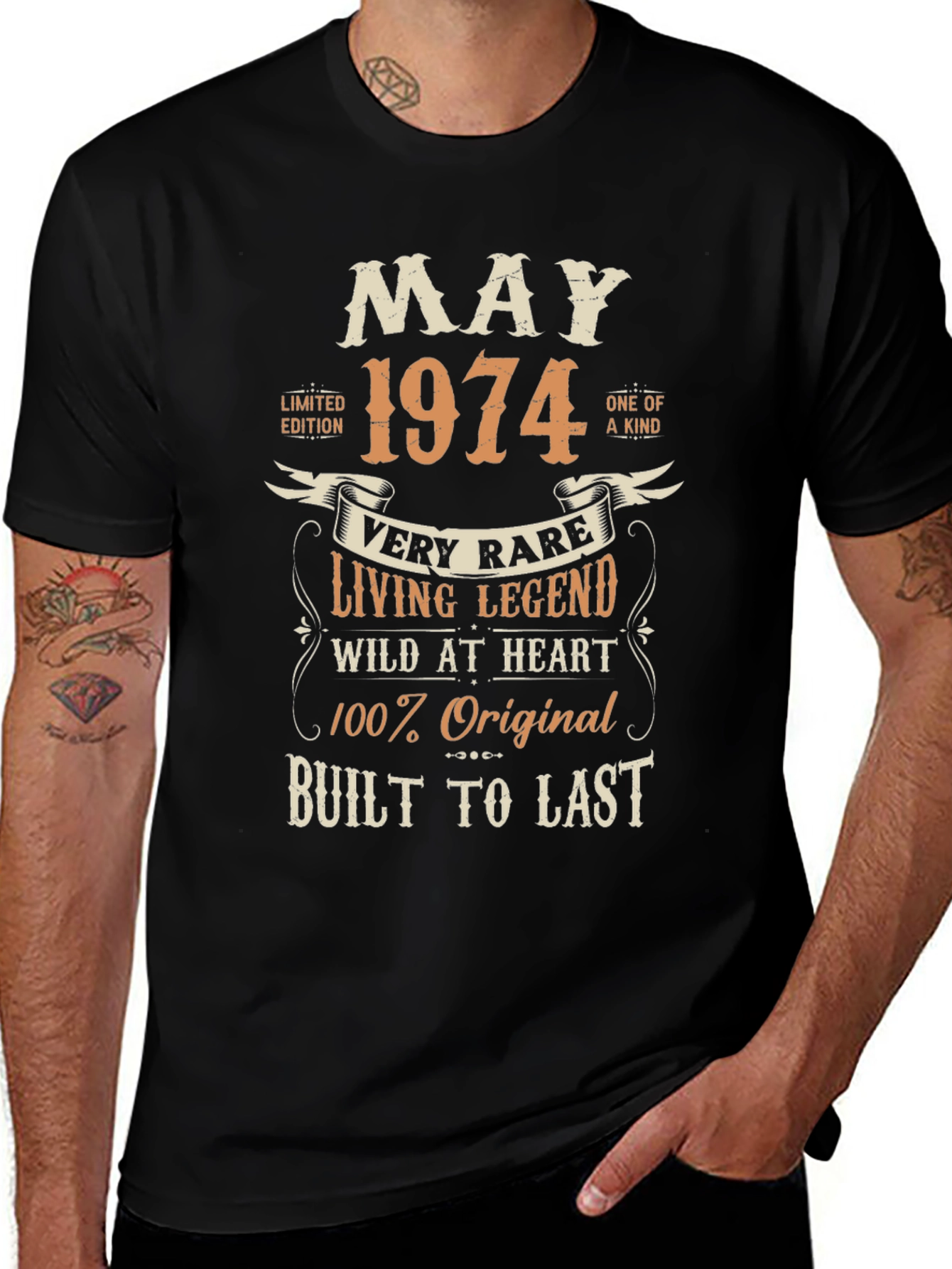 Camiseta Nacido en Mayo de 1974