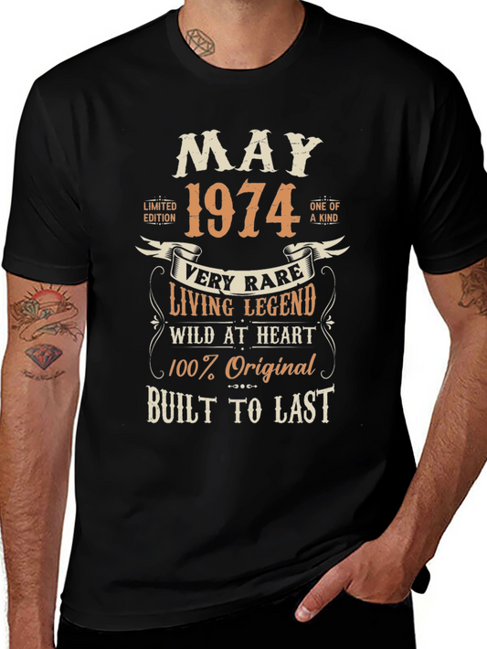 Camiseta Nacido en Mayo de 1974