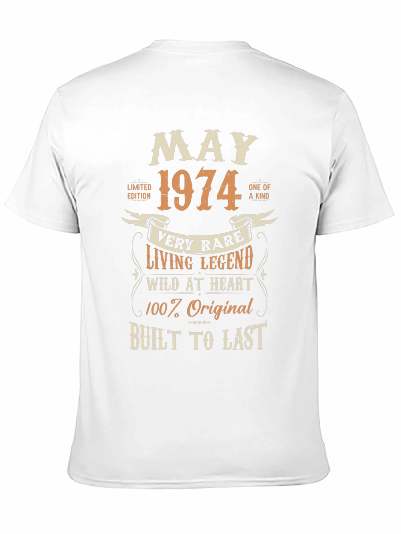 Camiseta Nacido en Mayo de 1974