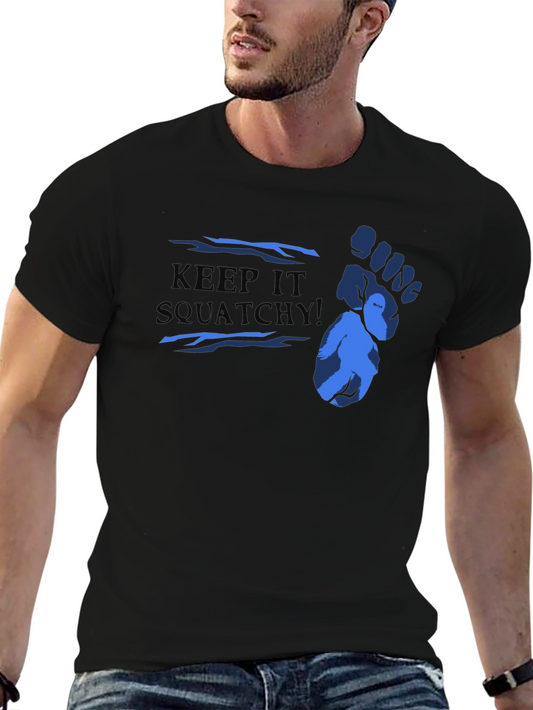 Camiseta Negra Keep It Squatchy!