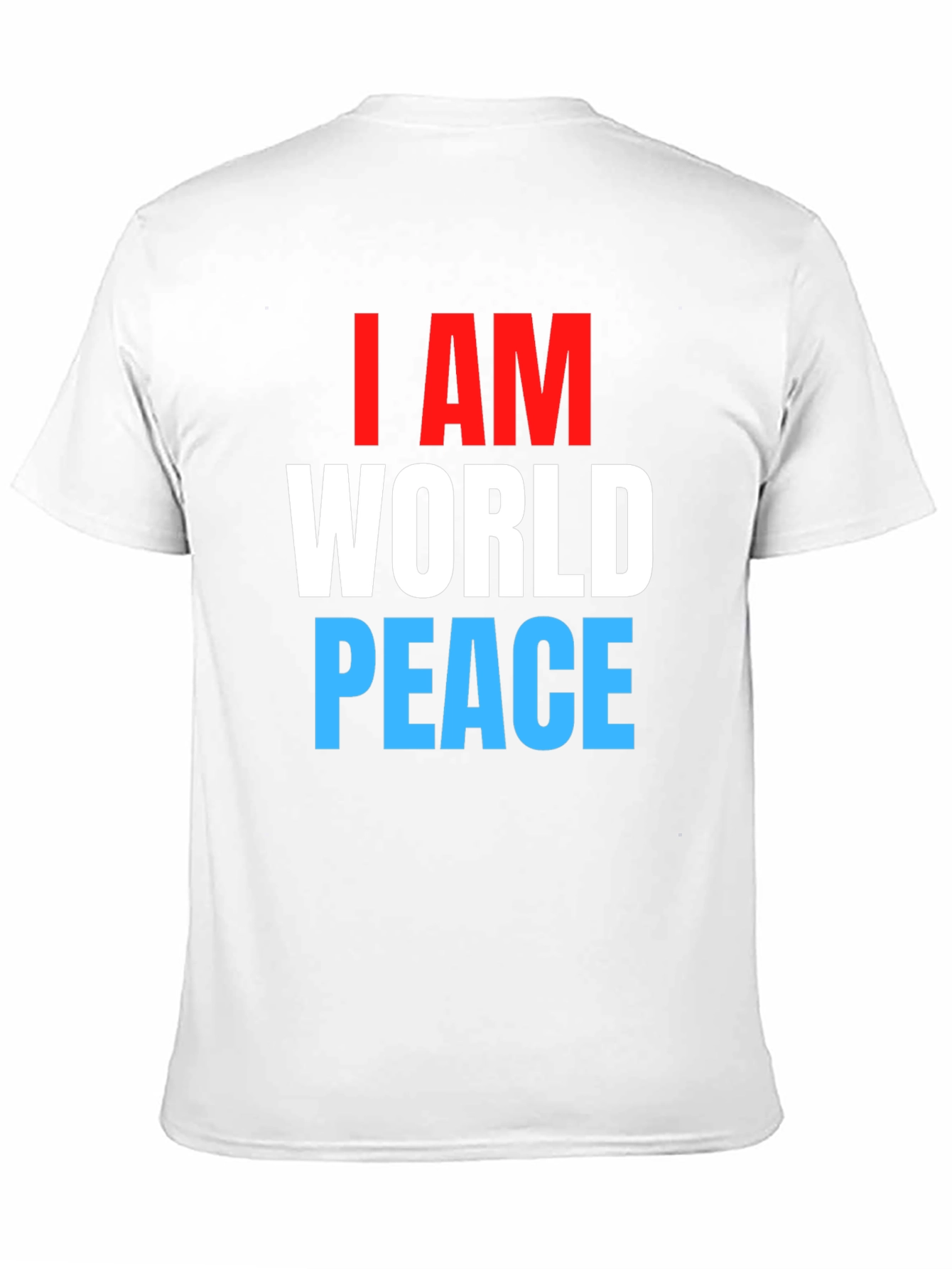 Camiseta Negra: Yo Soy Paz Mundial