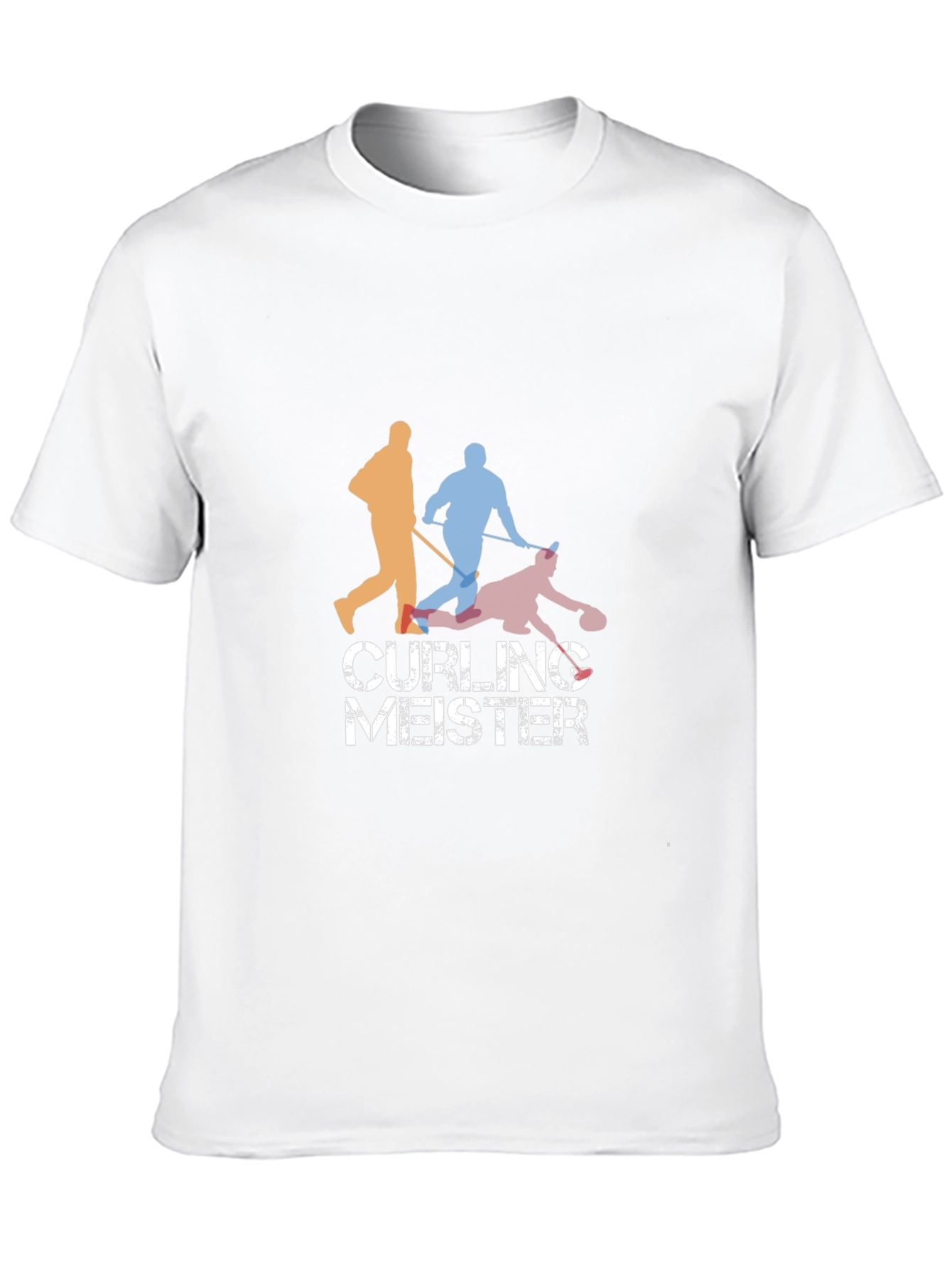 Camiseta Negra Curling Meister para Aficionados al Curling