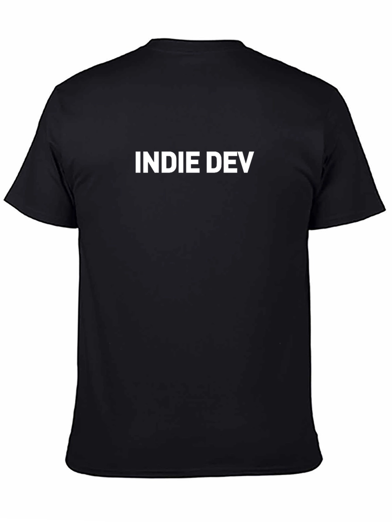 Camiseta Negra Indie Dev para Desarrolladores