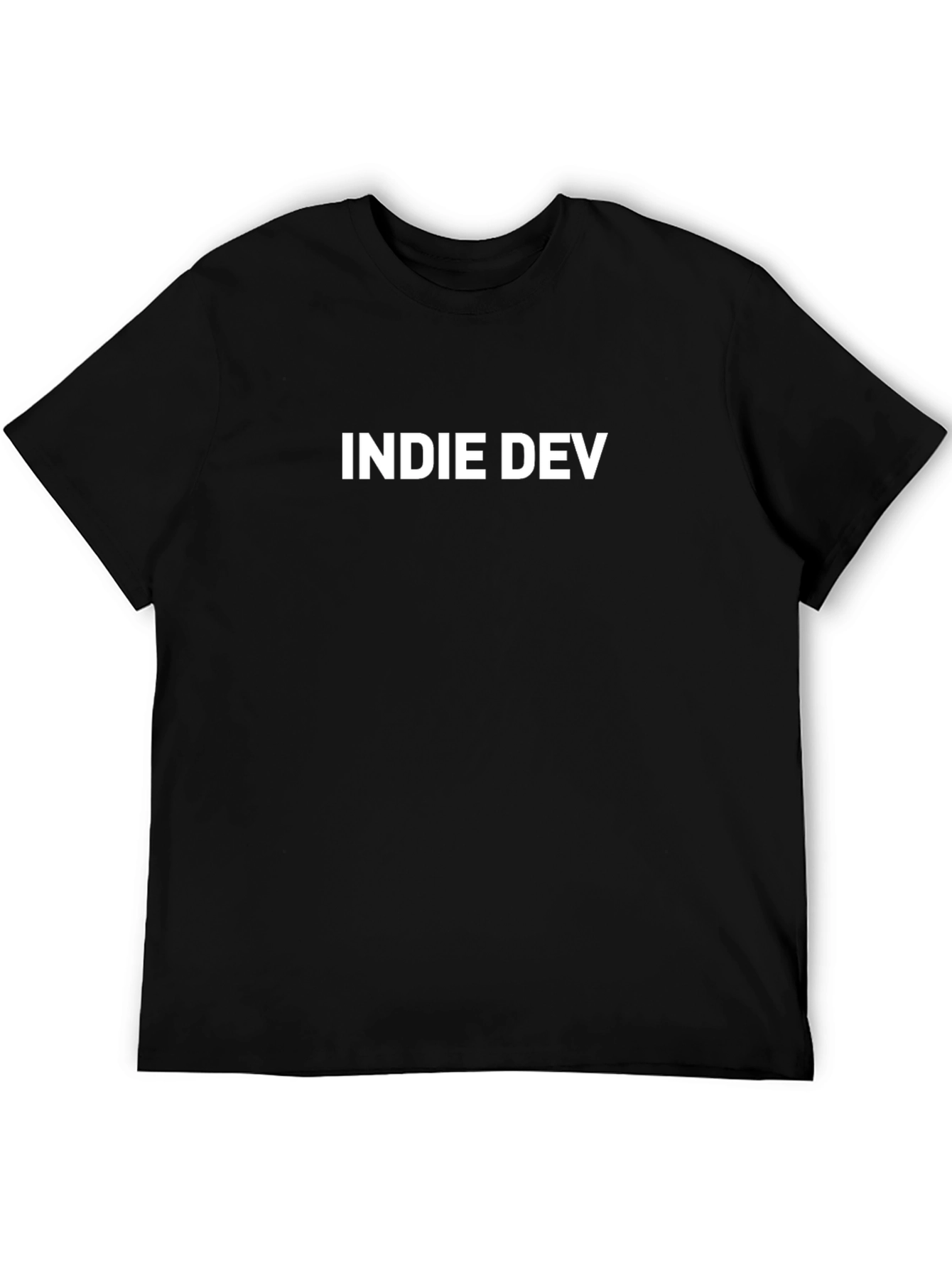 Camiseta Negra Indie Dev para Desarrolladores