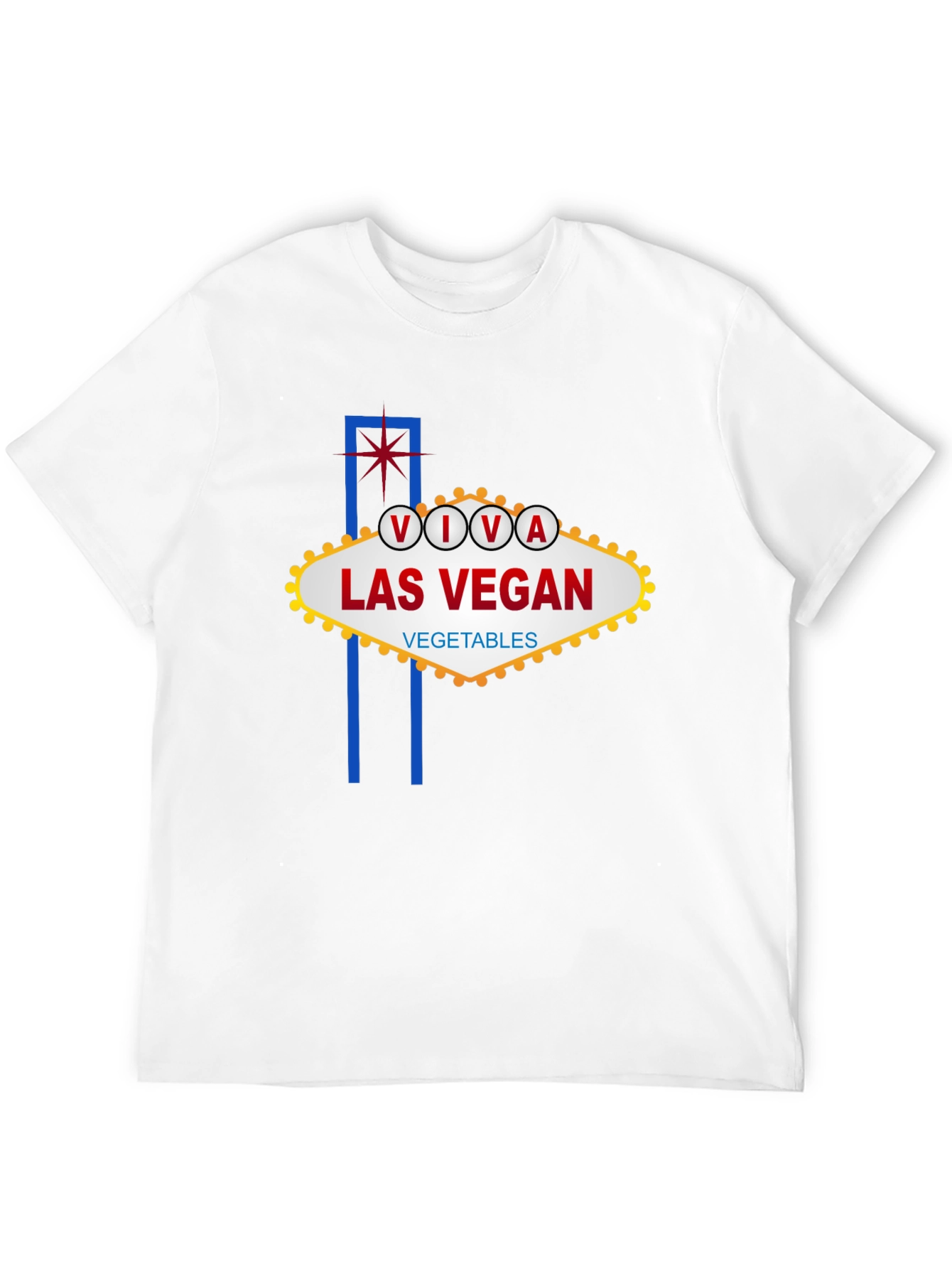 Camiseta Negra Viva Las Vegan Vegetables