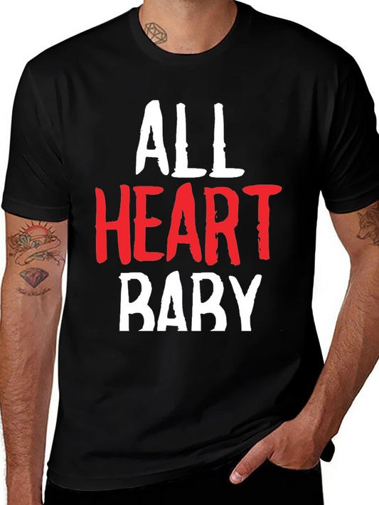 Camiseta All Heart Baby Algodón Suave Negra