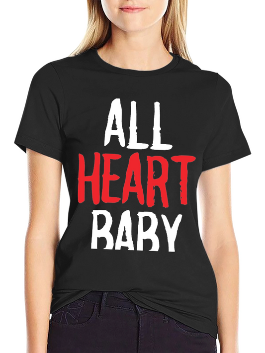Camiseta All Heart Baby Algodón Suave Negra