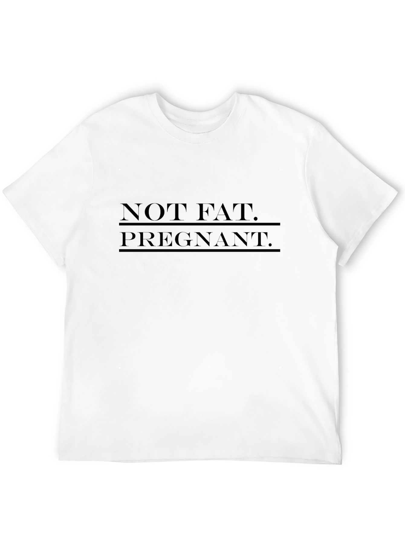 Camiseta divertida premamá - No gorda embarazada