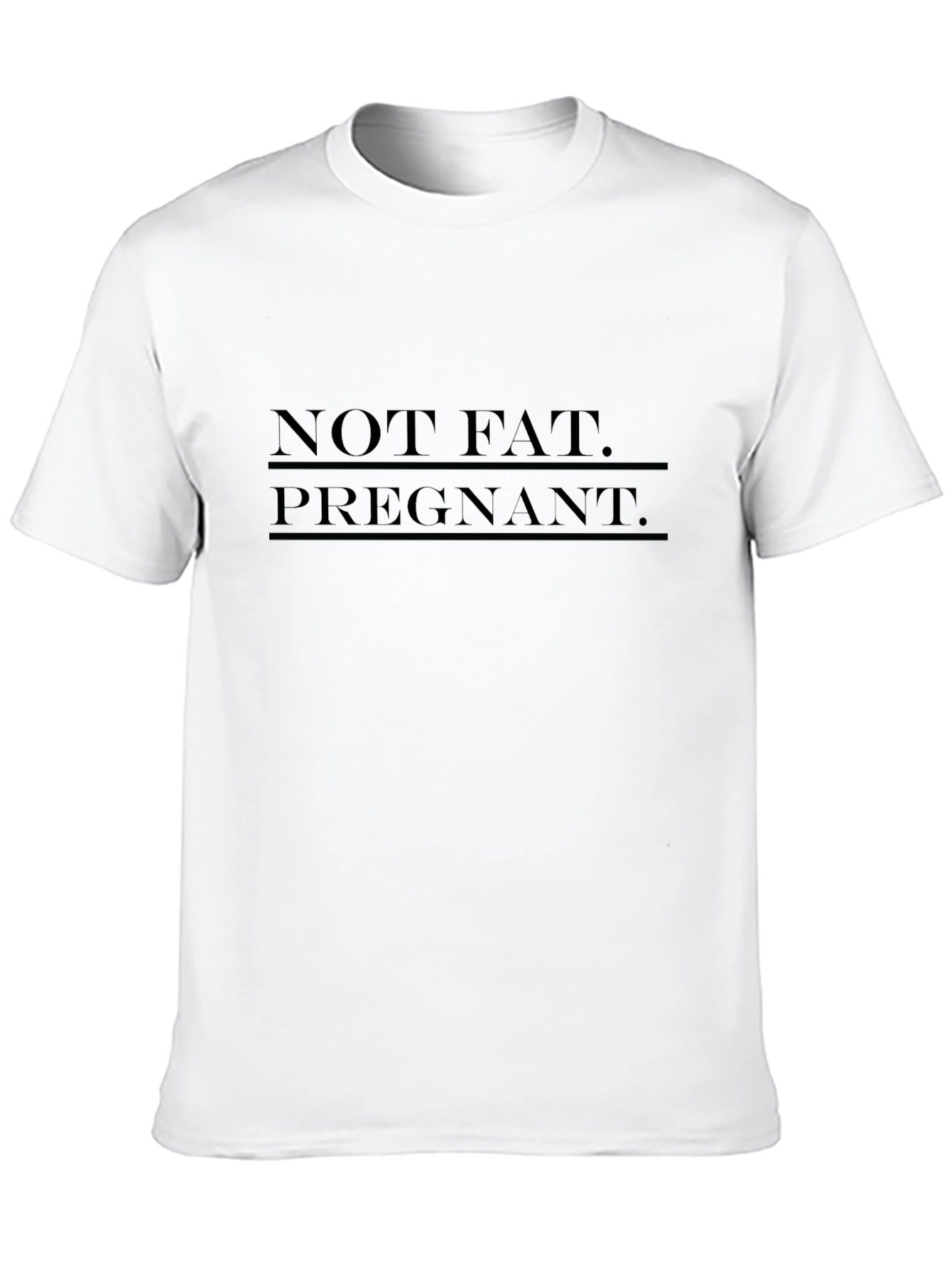 Camiseta divertida premamá - No gorda embarazada