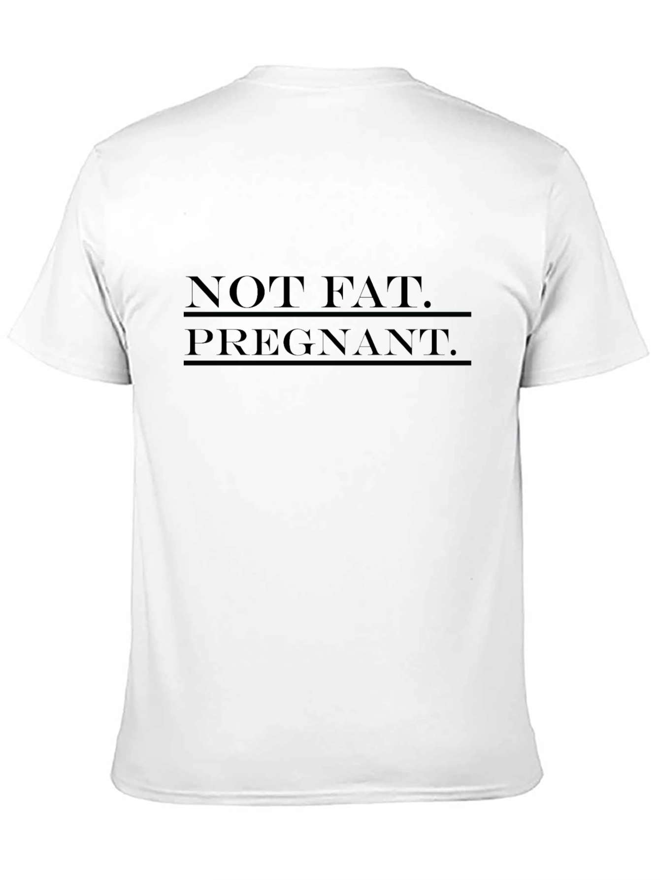 Camiseta divertida premamá - No gorda embarazada