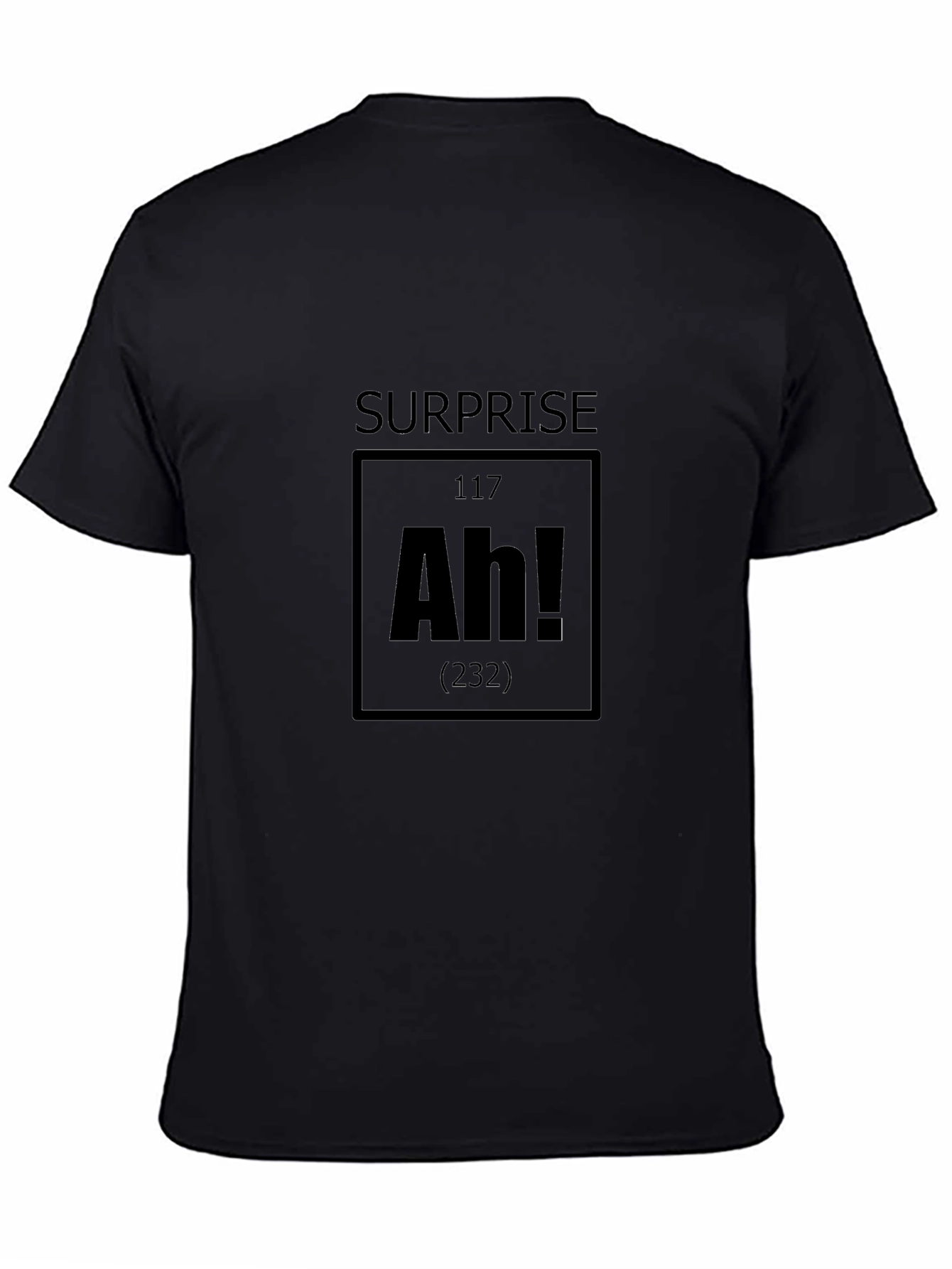Camiseta Negra ¡Ah! Sorpresa Química