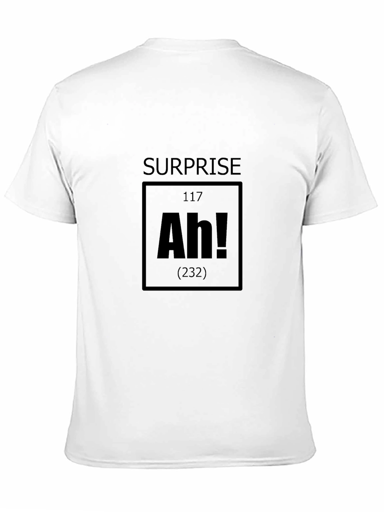 Camiseta Negra ¡Ah! Sorpresa Química