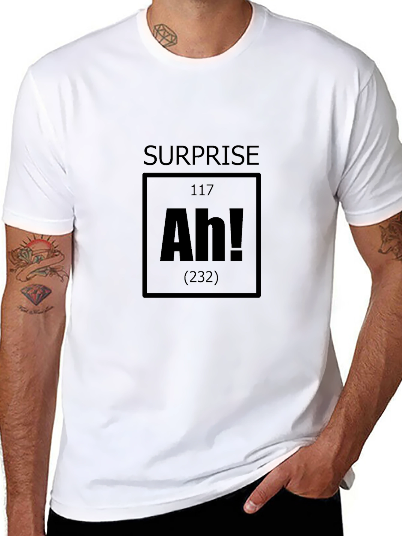 Camiseta Negra ¡Ah! Sorpresa Química
