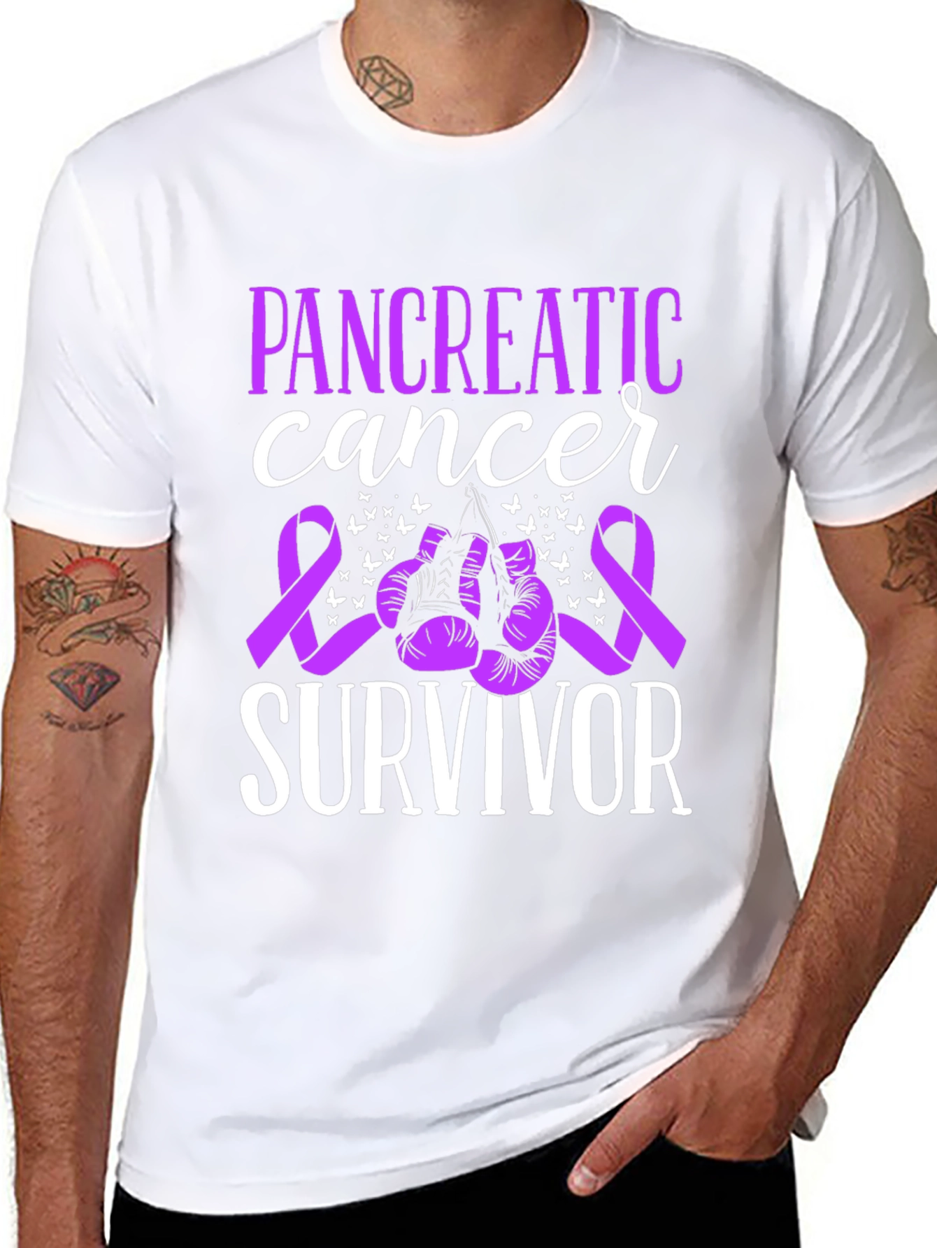 Camiseta Conmemorativa del Cáncer de Páncreas