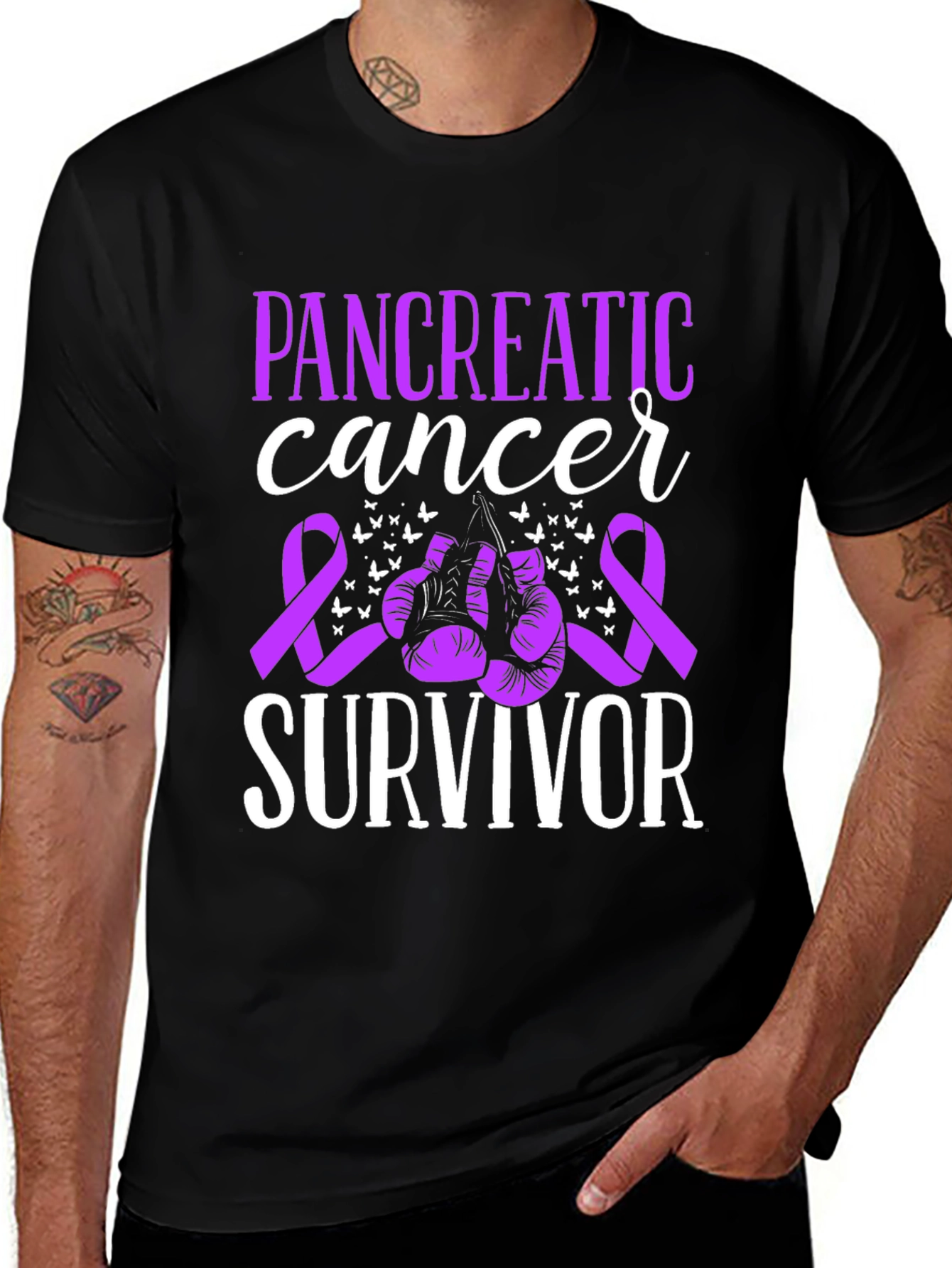 Camiseta Conmemorativa del Cáncer de Páncreas