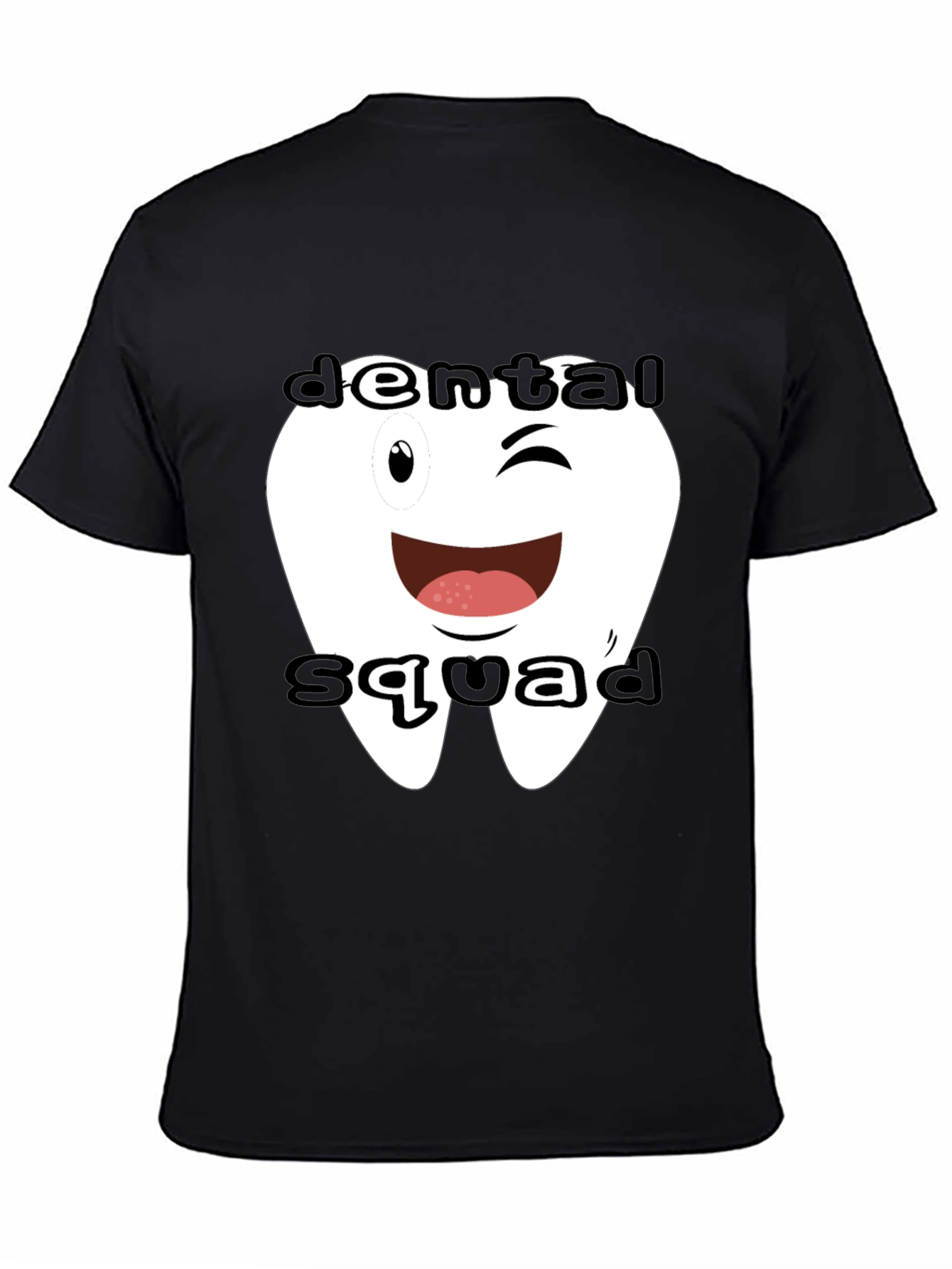 Camiseta Negra Dental Squad