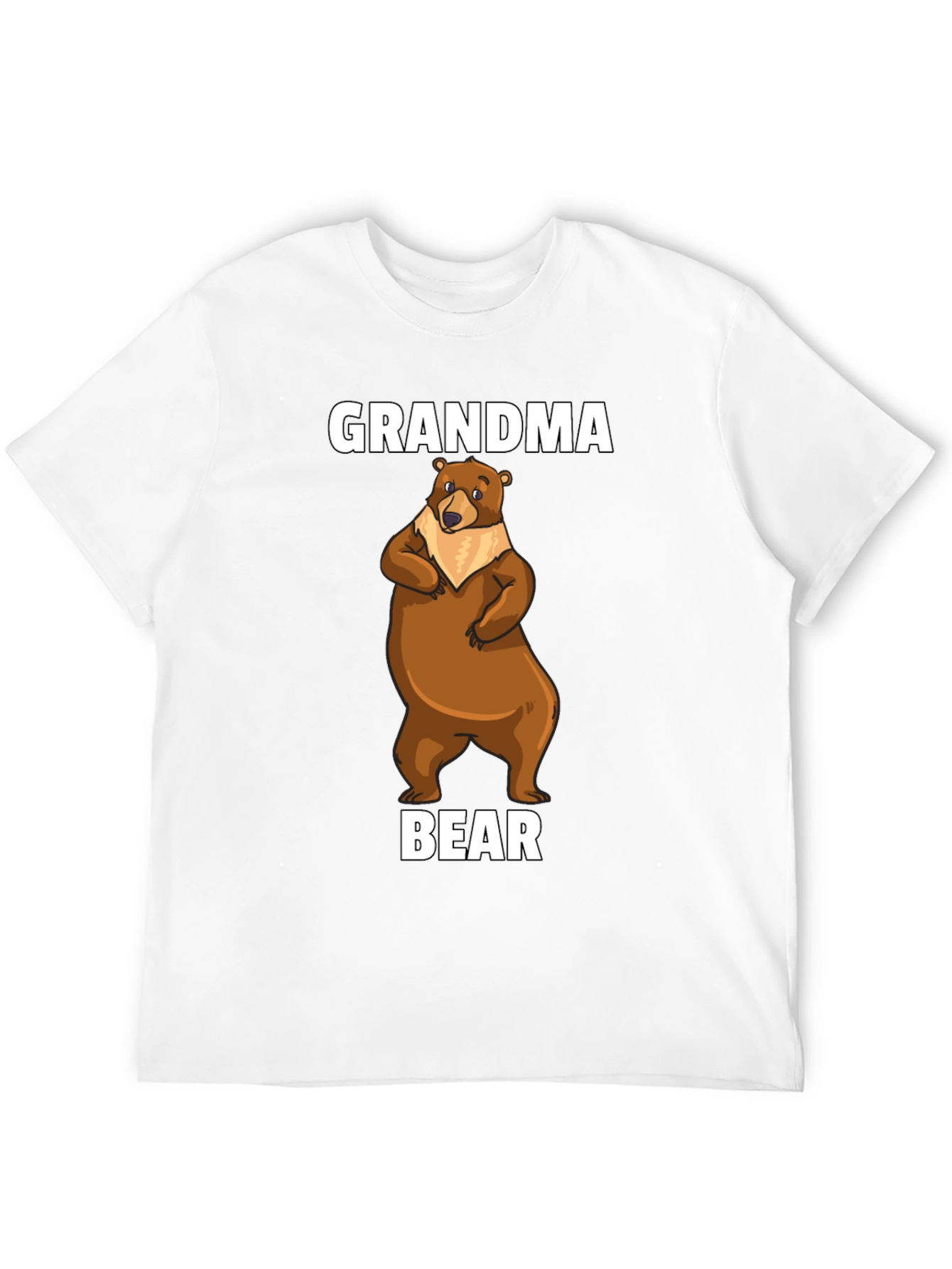 Camiseta Negra Grandma Bear