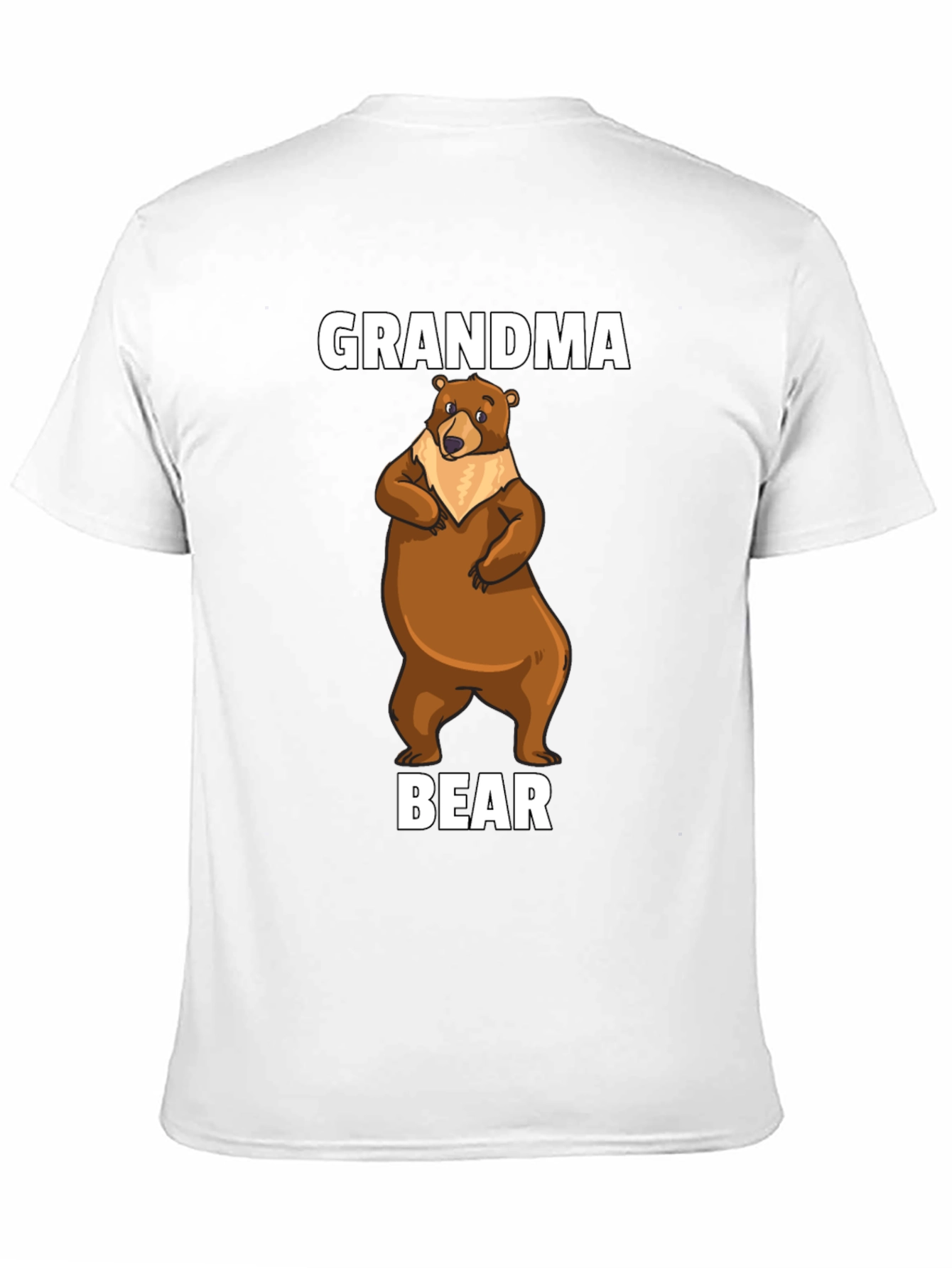 Camiseta Negra Grandma Bear