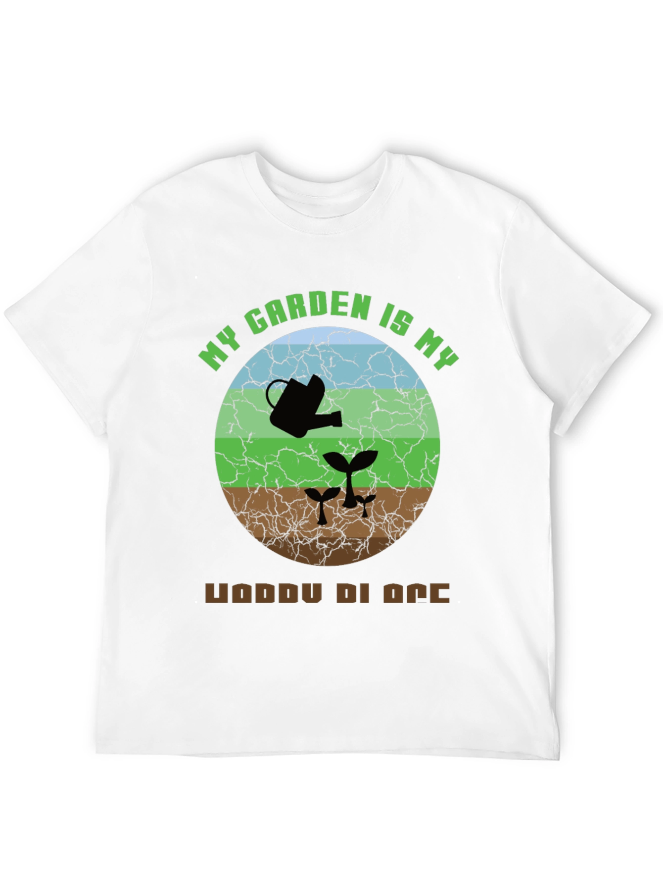 Camiseta Mi jardín es mi lugar feliz