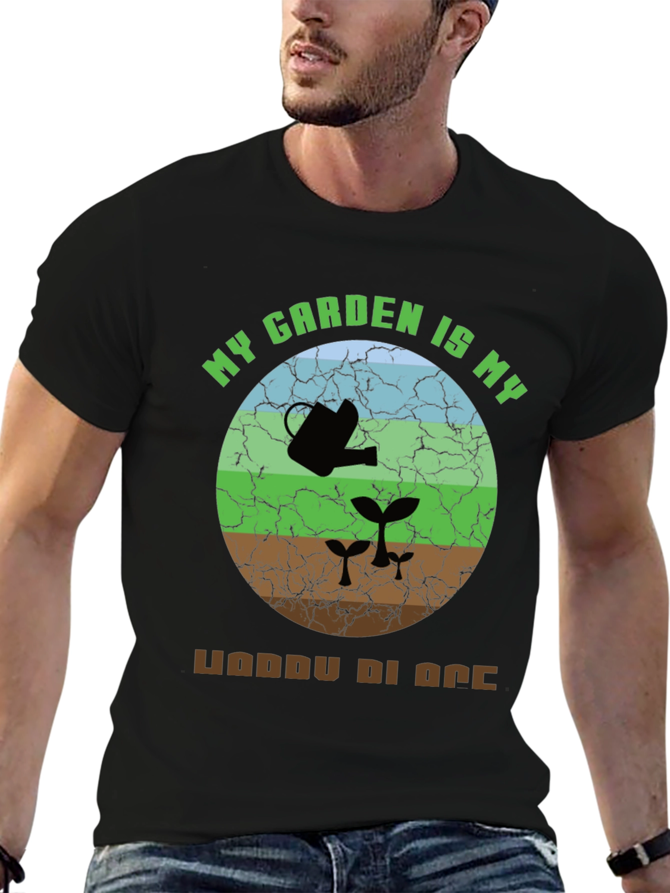 Camiseta Mi jardín es mi lugar feliz