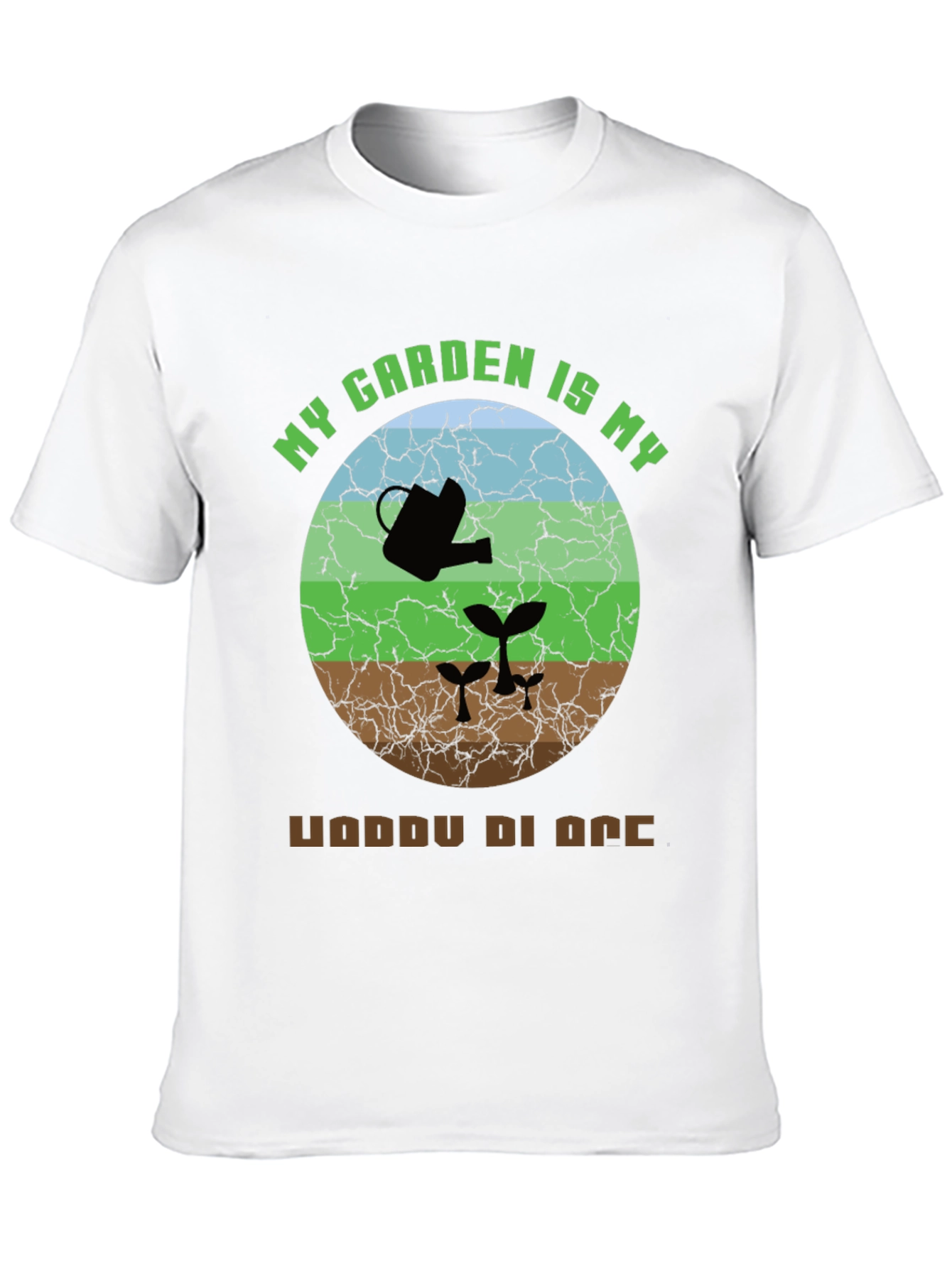 Camiseta Mi jardín es mi lugar feliz