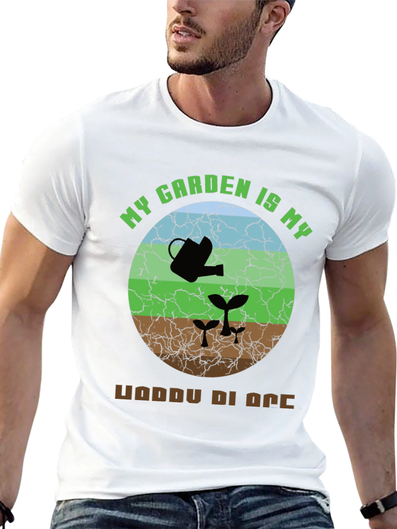 Camiseta Mi jardín es mi lugar feliz