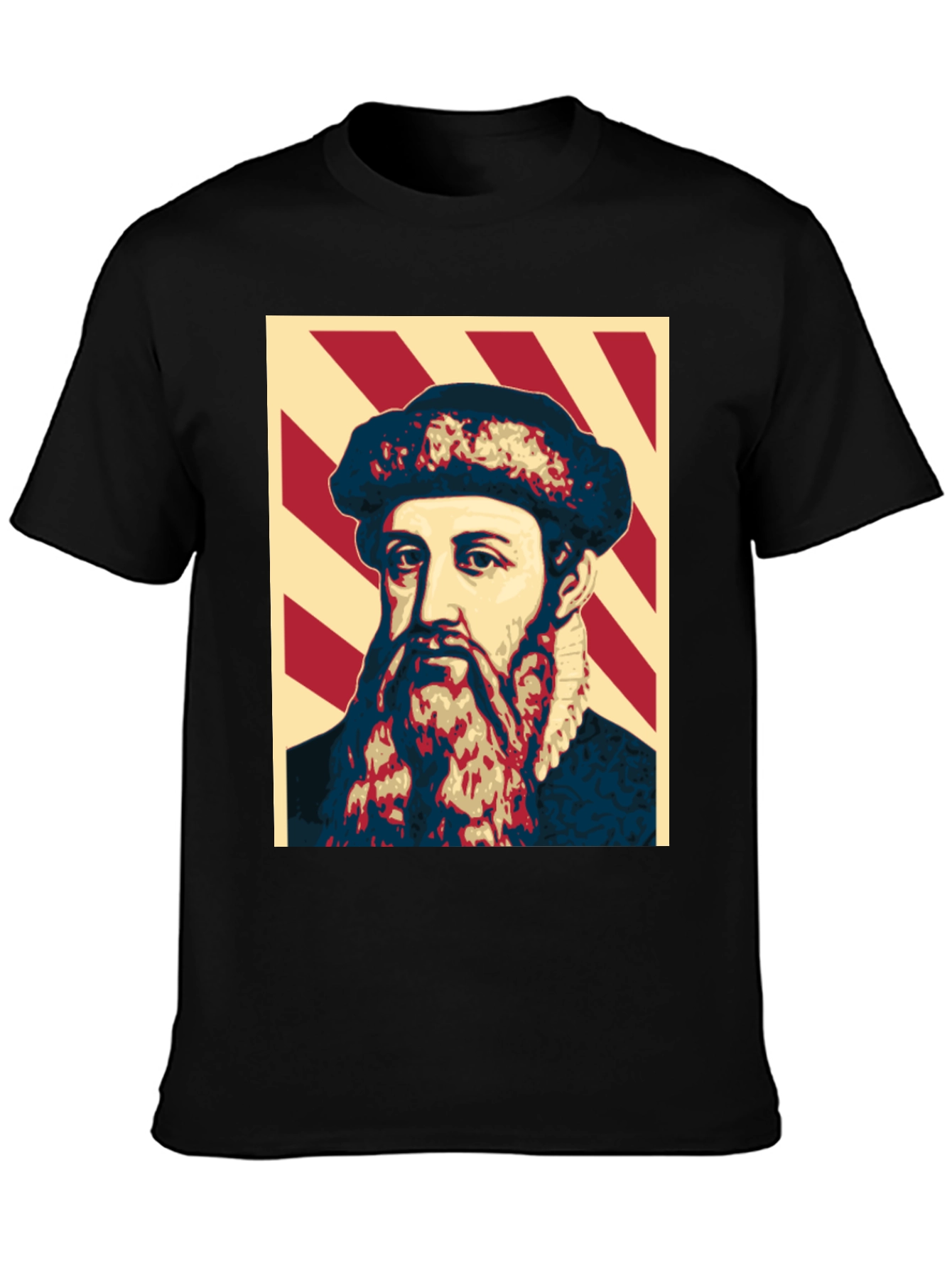 Camiseta Estampada Johannes Gutenberg