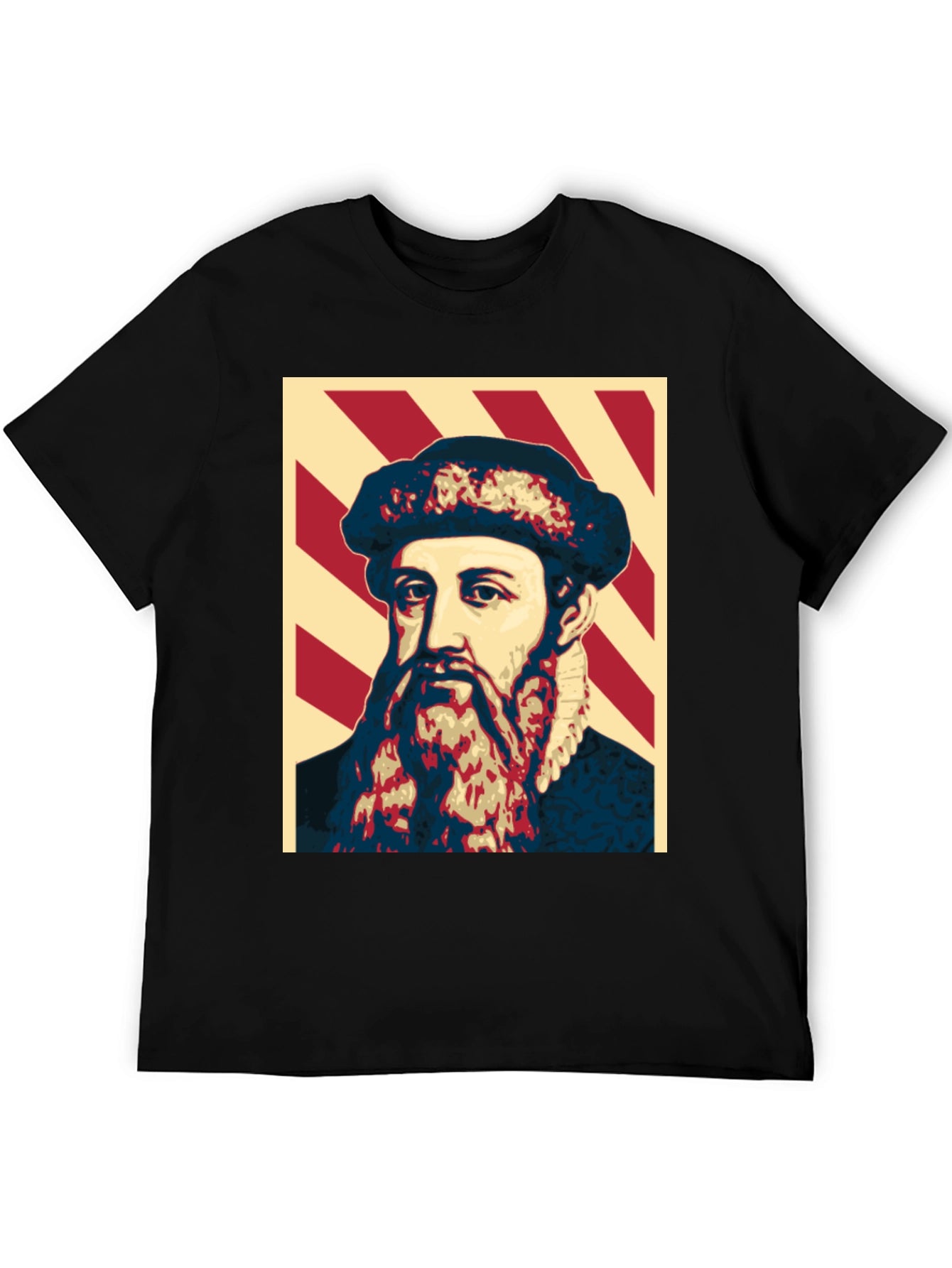Camiseta Estampada Johannes Gutenberg