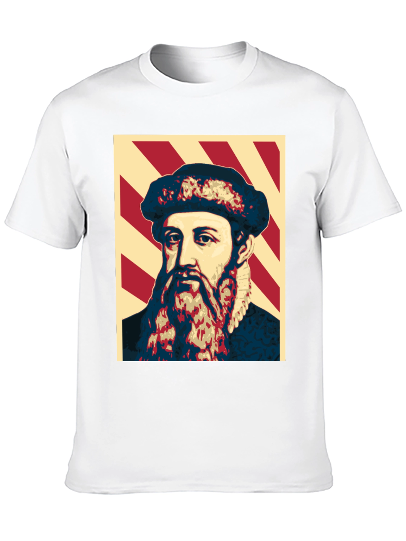 Camiseta Estampada Johannes Gutenberg