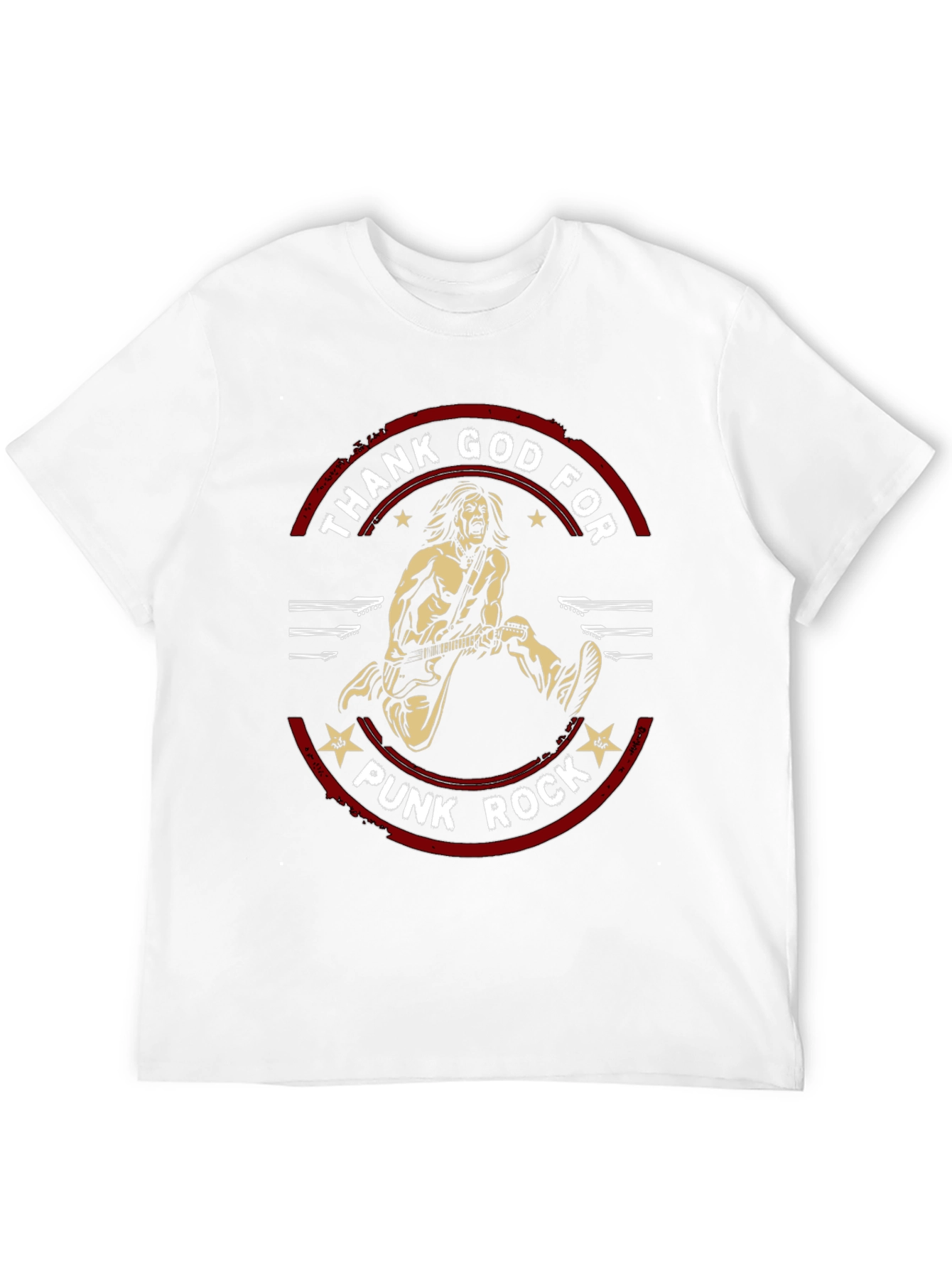 Camiseta Negra Thank God for Punk Rock