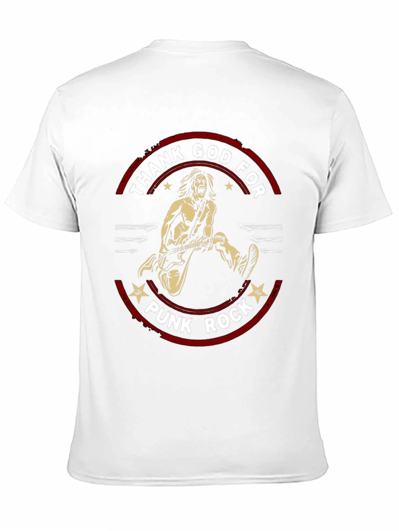 Camiseta Negra Thank God for Punk Rock