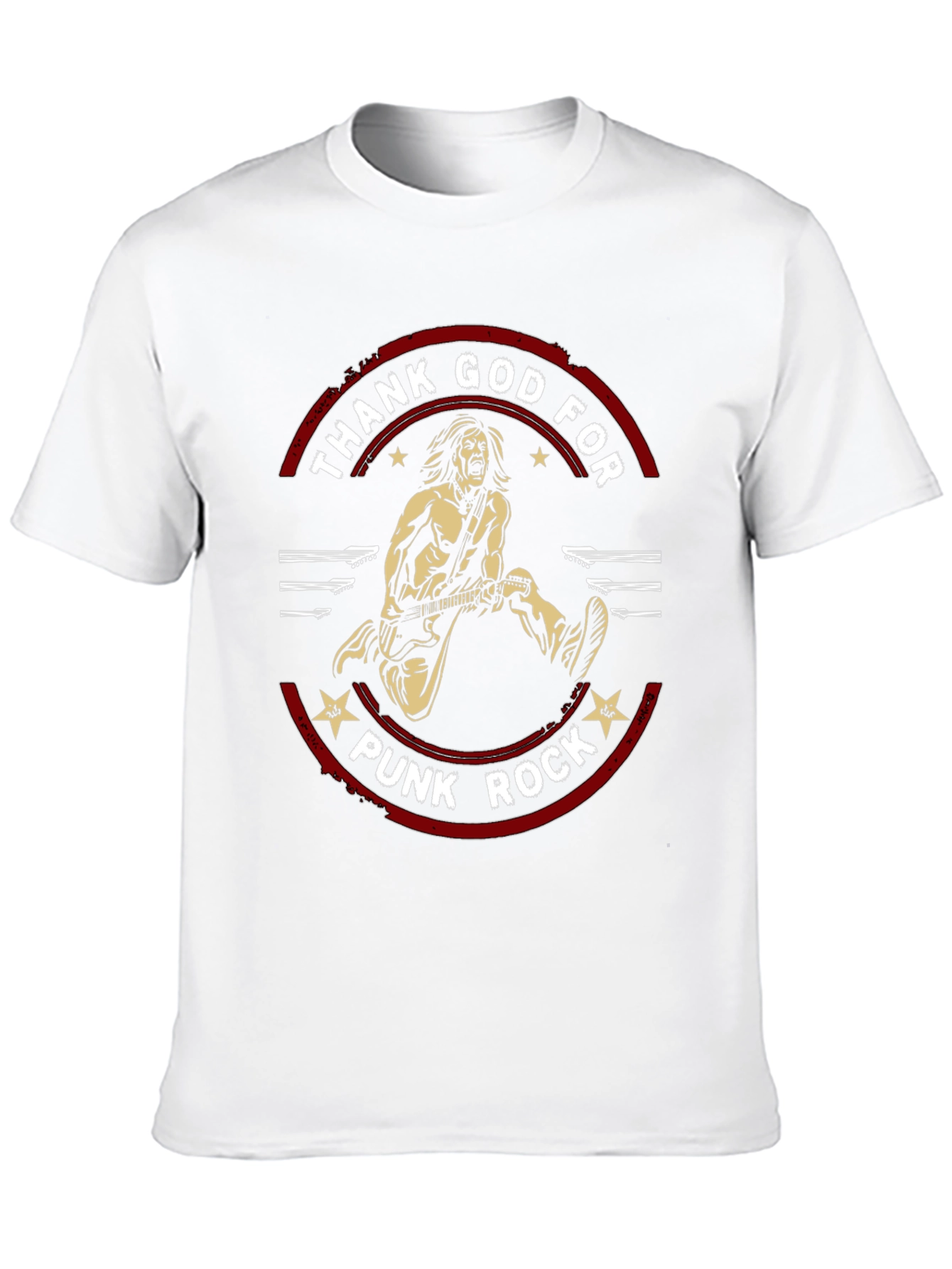 Camiseta Negra Thank God for Punk Rock