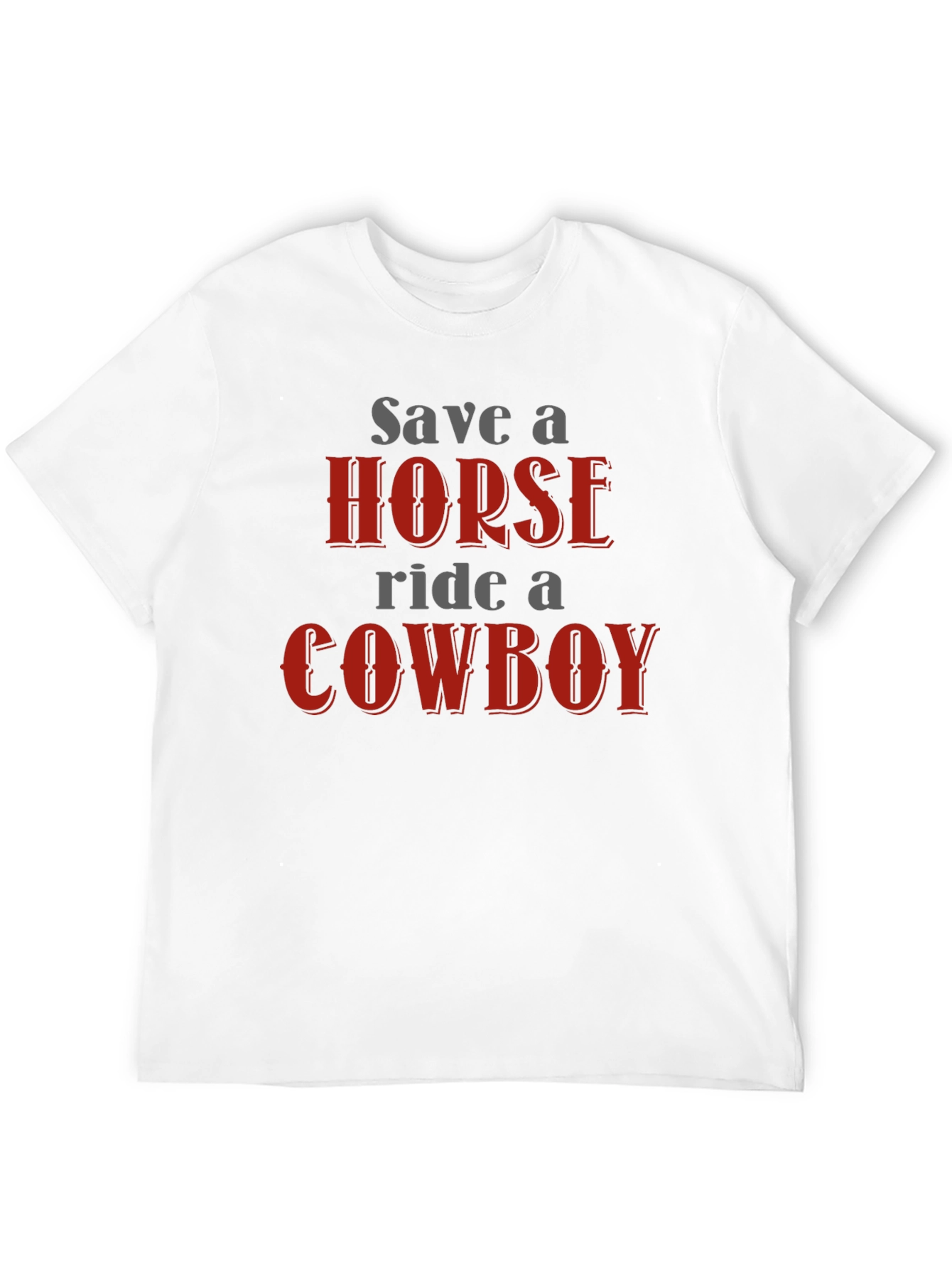 Camiseta Negra: Salva un Caballo Monta un Vaquero