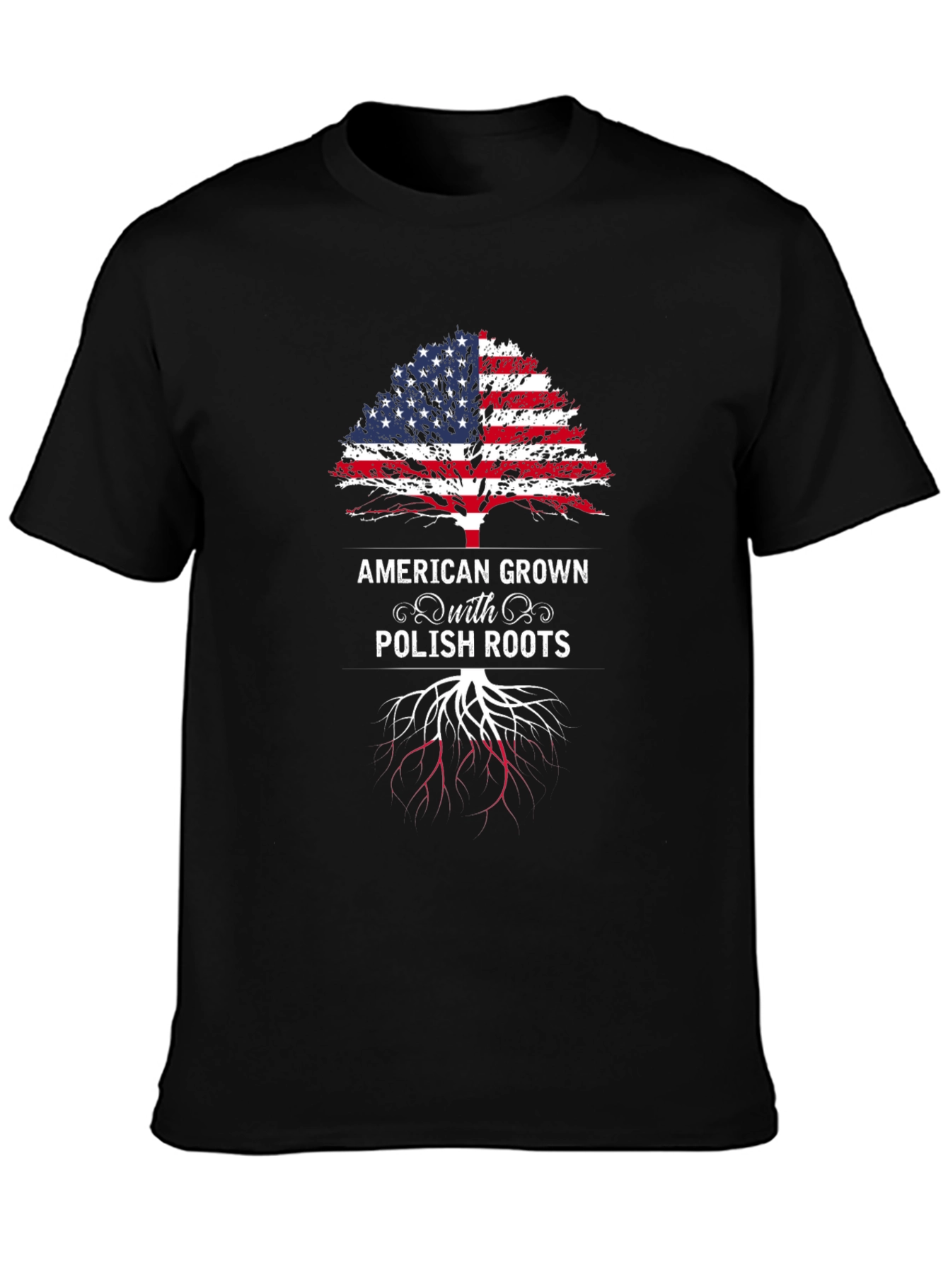 Camiseta Americana con Raíces Polacas