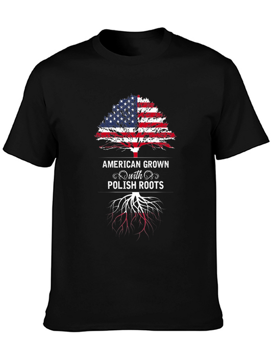 Camiseta Americana con Raíces Polacas