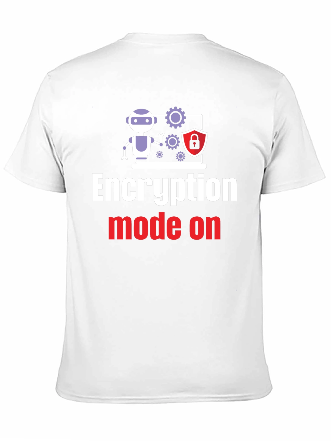 Camiseta Negra: Encripción en Modo Activo