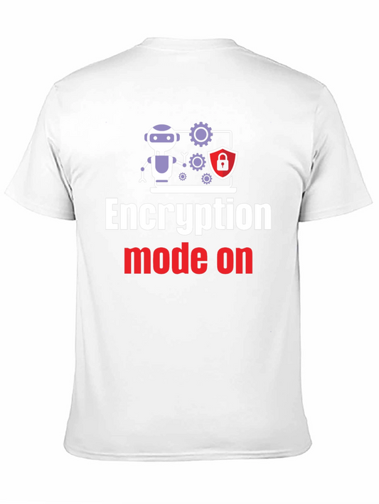 Camiseta Negra: Encripción en Modo Activo