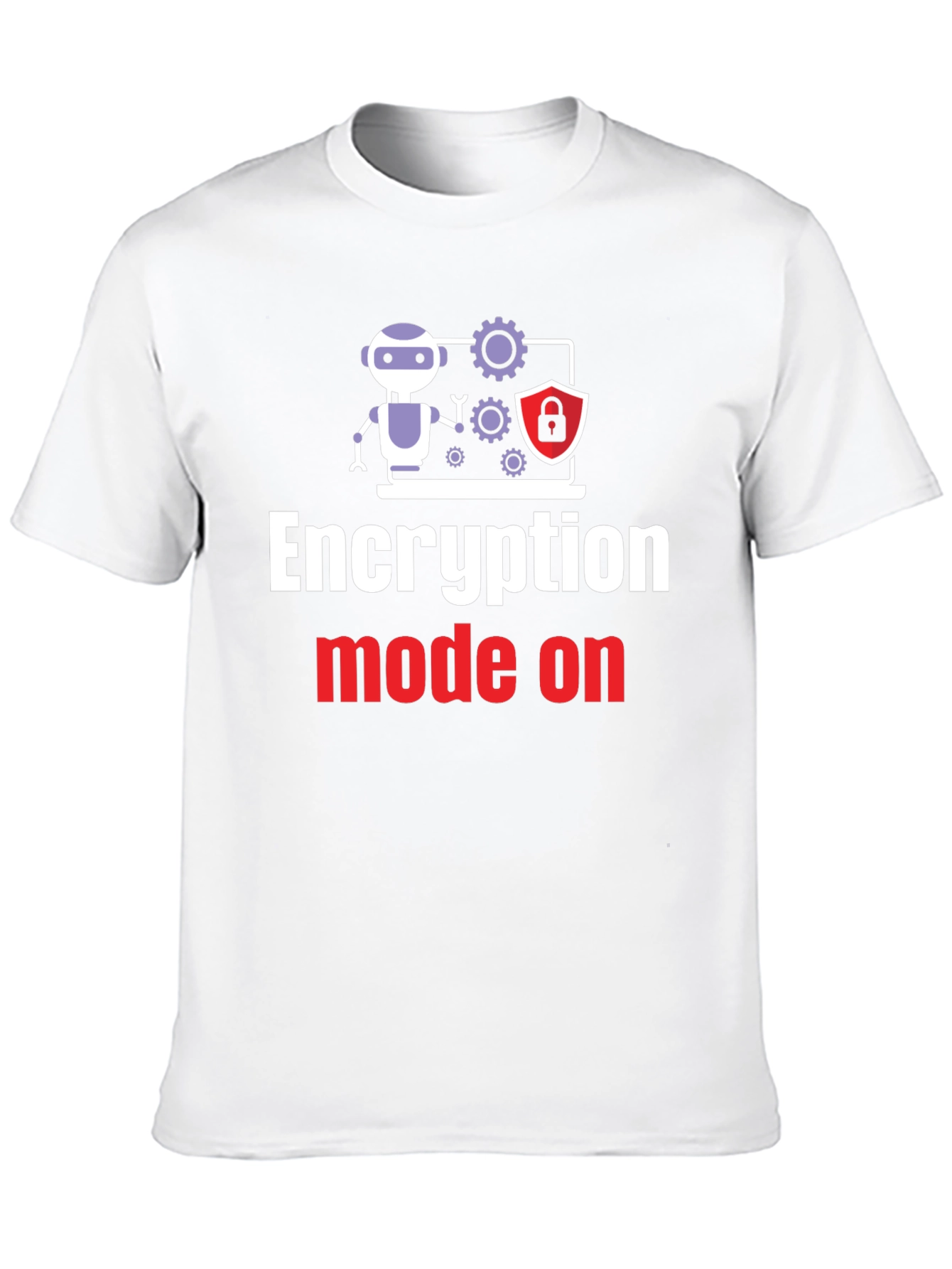 Camiseta Negra: Encripción en Modo Activo