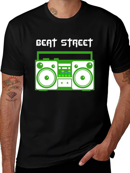Camiseta Negra Beat Street Retro