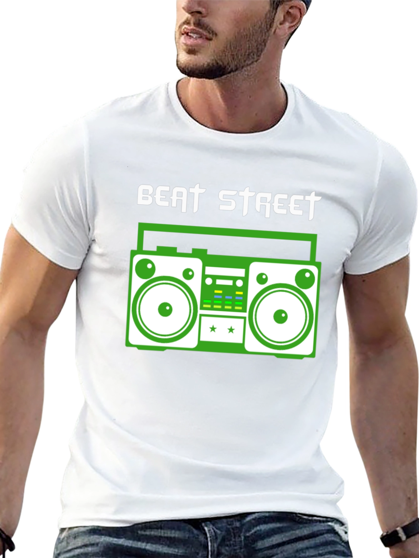 Camiseta Negra Beat Street Retro
