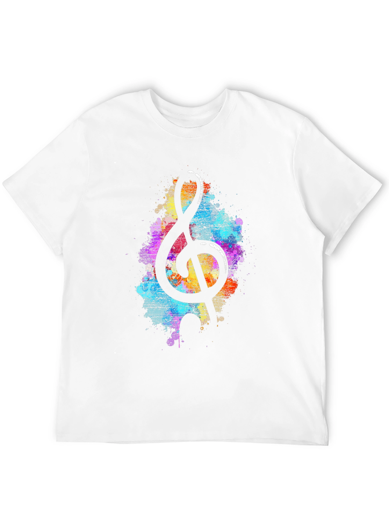 Camiseta Negra Clave de Sol Artística