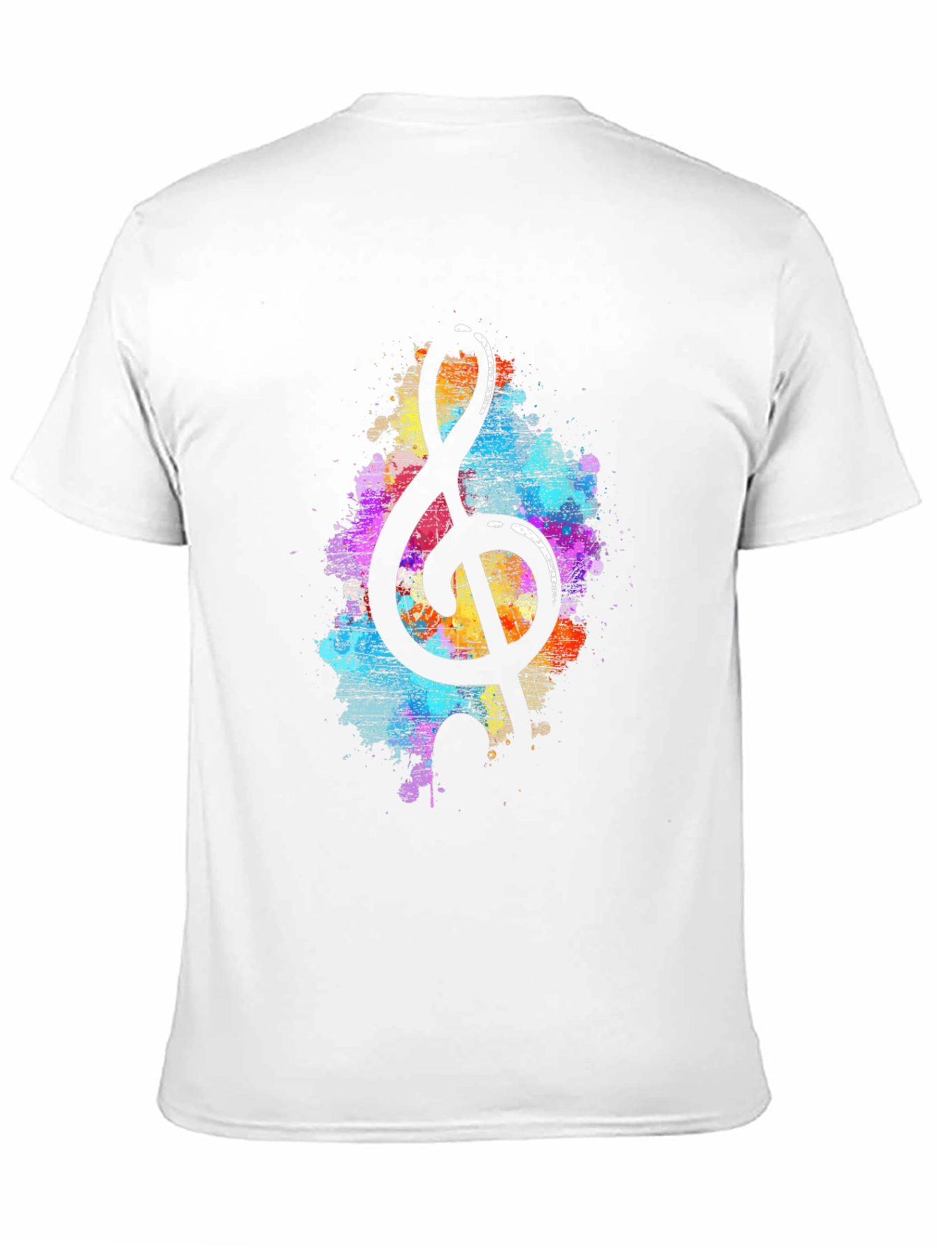 Camiseta Negra Clave de Sol Artística