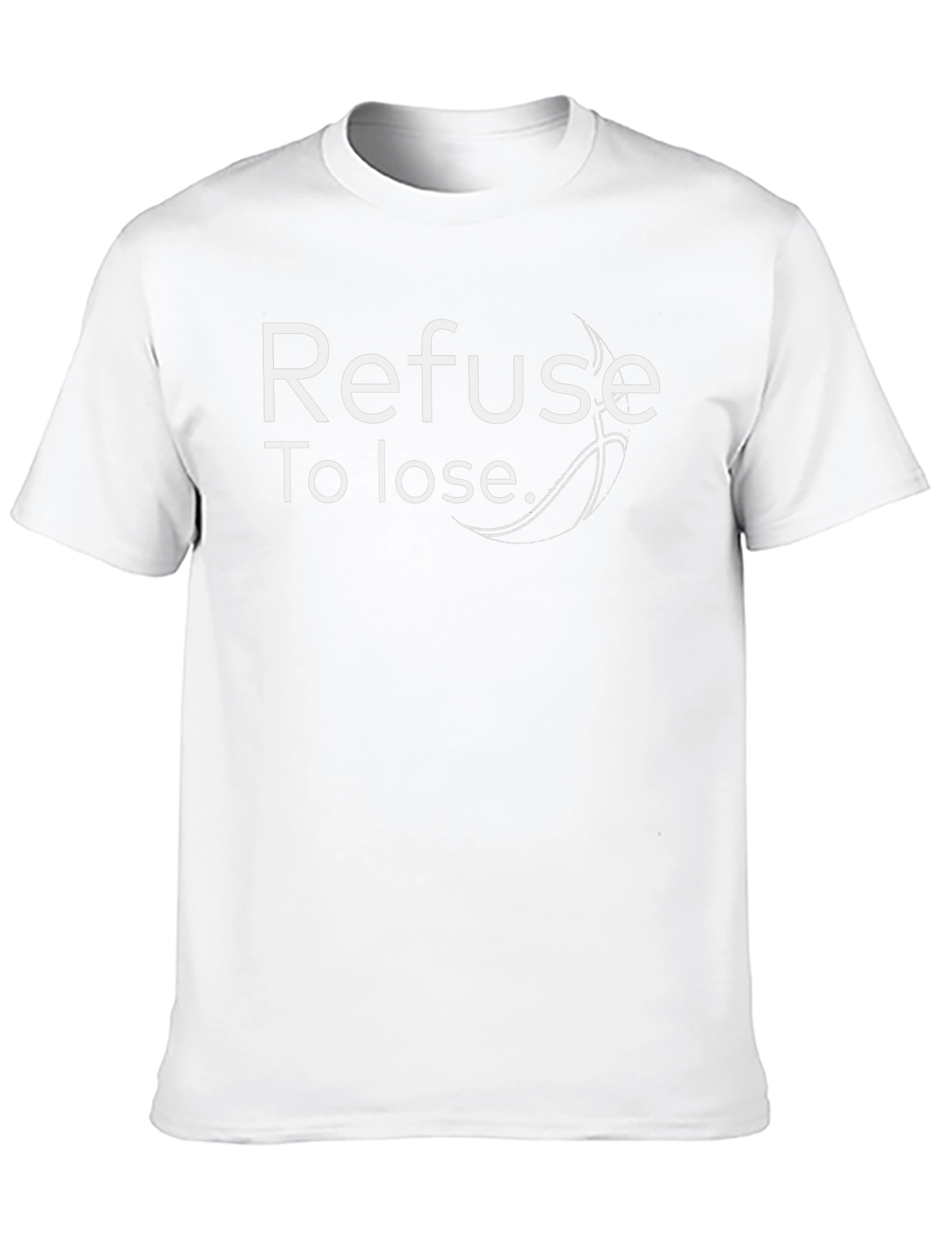 Camiseta Negra: Rehúsate a Perder