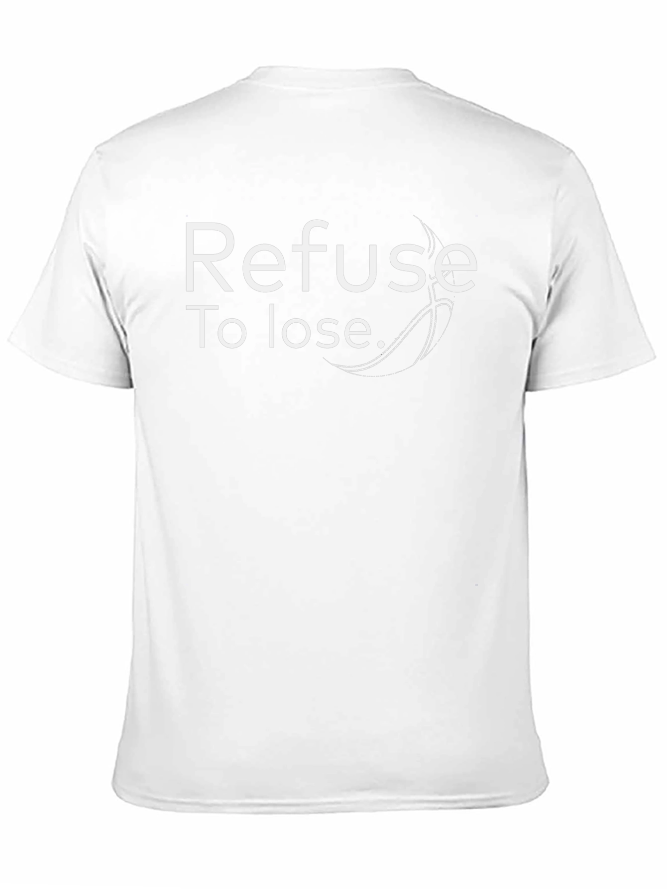 Camiseta Negra: Rehúsate a Perder
