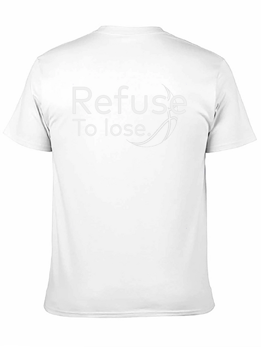 Camiseta Negra: Rehúsate a Perder