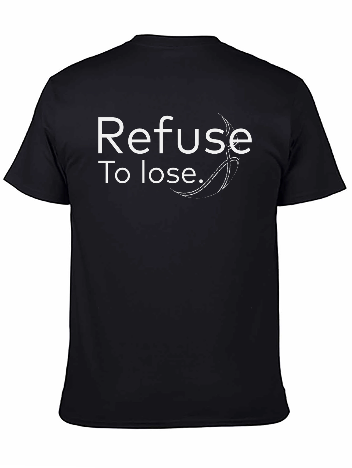 Camiseta Negra: Rehúsate a Perder